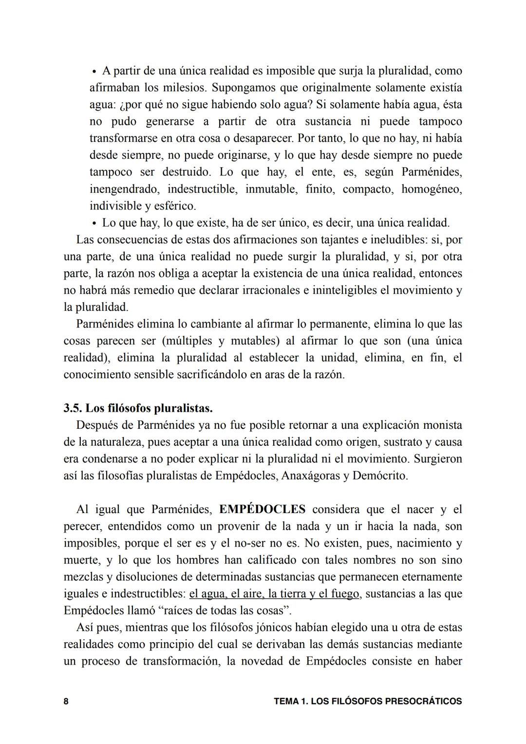 # TEMA 1. LOS FILÓSOFOS PRESOCRÁTICOS.
## 1. INTRODUCCIÓN.
Suele decirse acertadamente que la filosofia y la ciencia aparecen cuando se
ab
