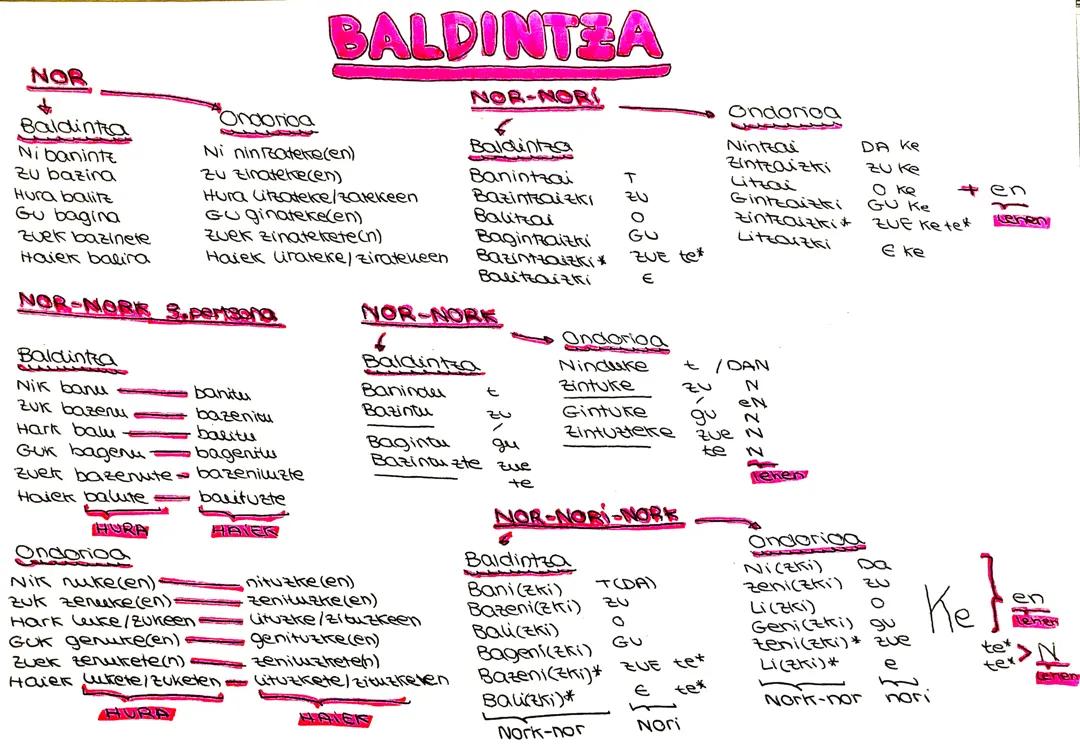 Baldintzen Taulak: Gida Osoa