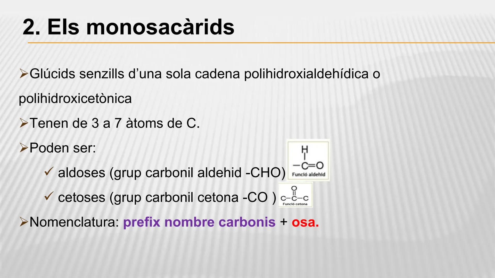 CHOH
CH₂OH
H
H
CHLOH
H
H
OH
H
H
H
H
OH
H
H
OH
H
OH
H
H
OH
H
OH
Celulosa
poli 1,4-0-3-0 glucopiranósido)
Unitat 2.
Els glúcids
WW ELS GLÚCIDS