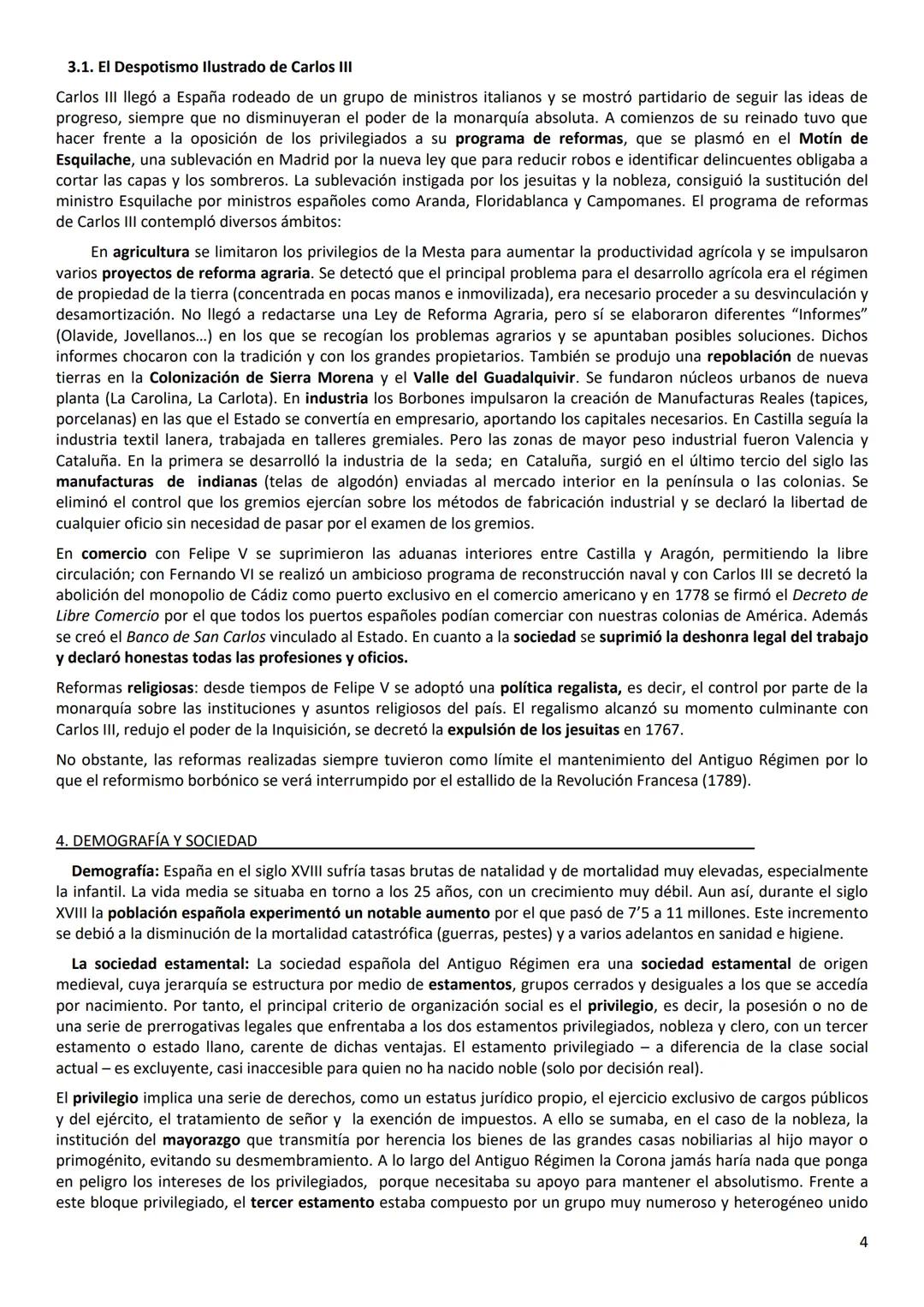 Unidad 7. El siglo XVIII. Borbones y reformismo
En 1700 se instala en España una nueva dinastía, los Borbones. El proceso no fue fácil al g
