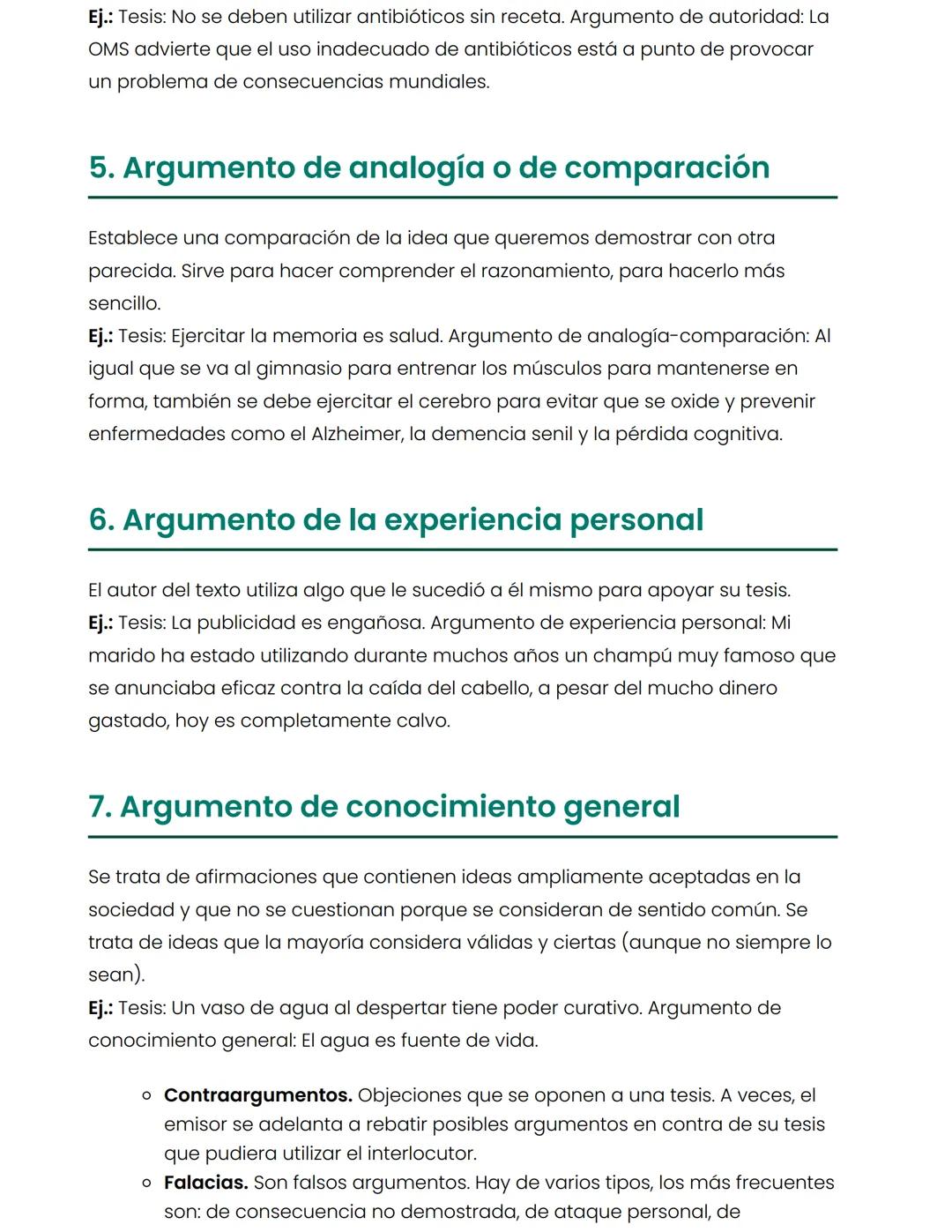 # Tipos de Argumentos
Exploración de diferentes tipos de argumentos y
contraargumentos
1. Datos
Se trata de cifras, números, porcentajes,
