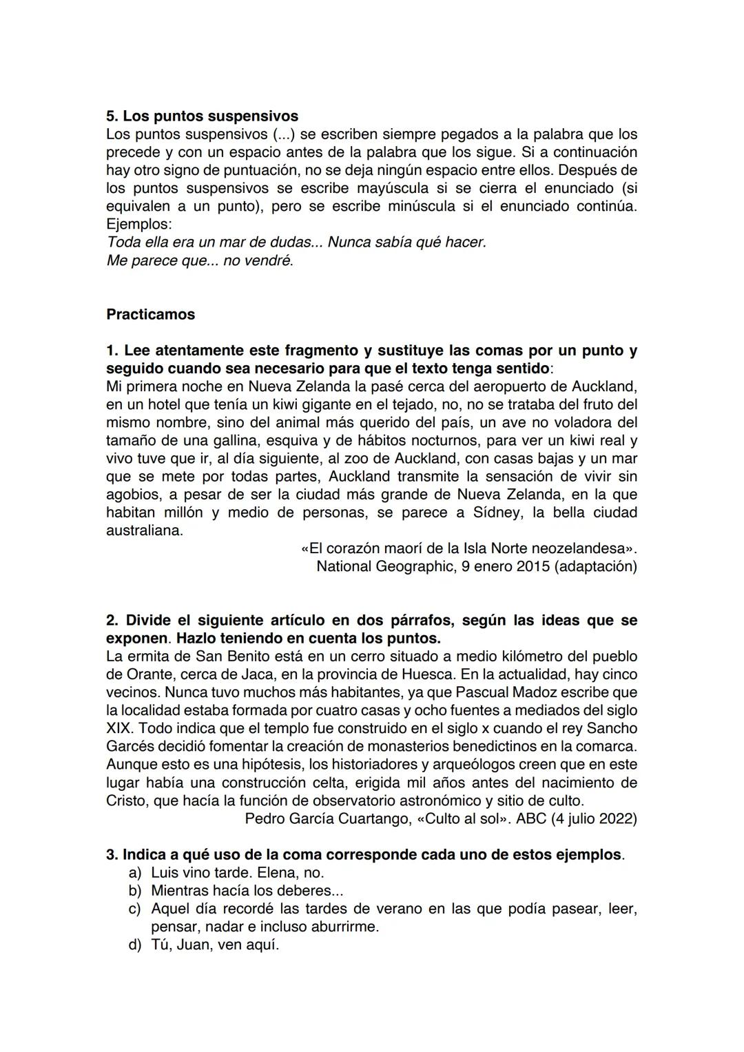 # Los signos de puntuación
ORTOGRAFÍA
Los signos de puntuación sirven para ordenar y organizar un texto, y, de este
modo, facilitar su com
