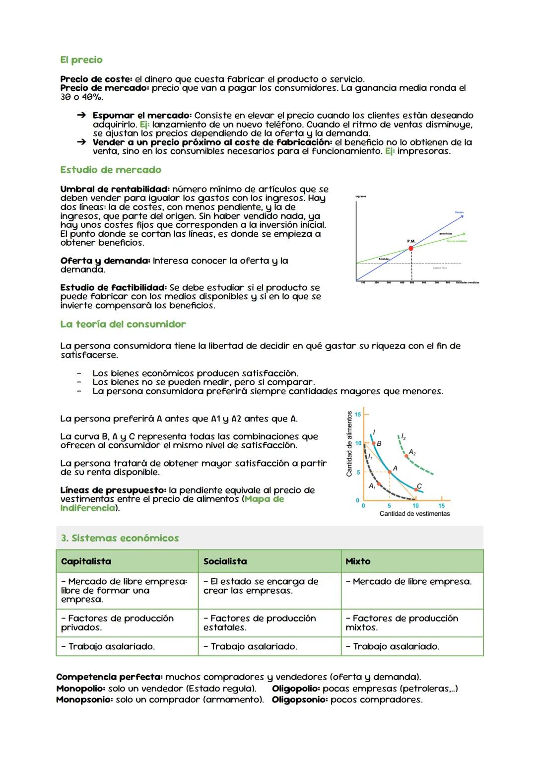 UNIDAD 1: EL MERCADO Y SUS LEYES BÁSICAS
1. El mercado
El mercado es el conjunto de personas con la intención de comprar y vender ciertos bi