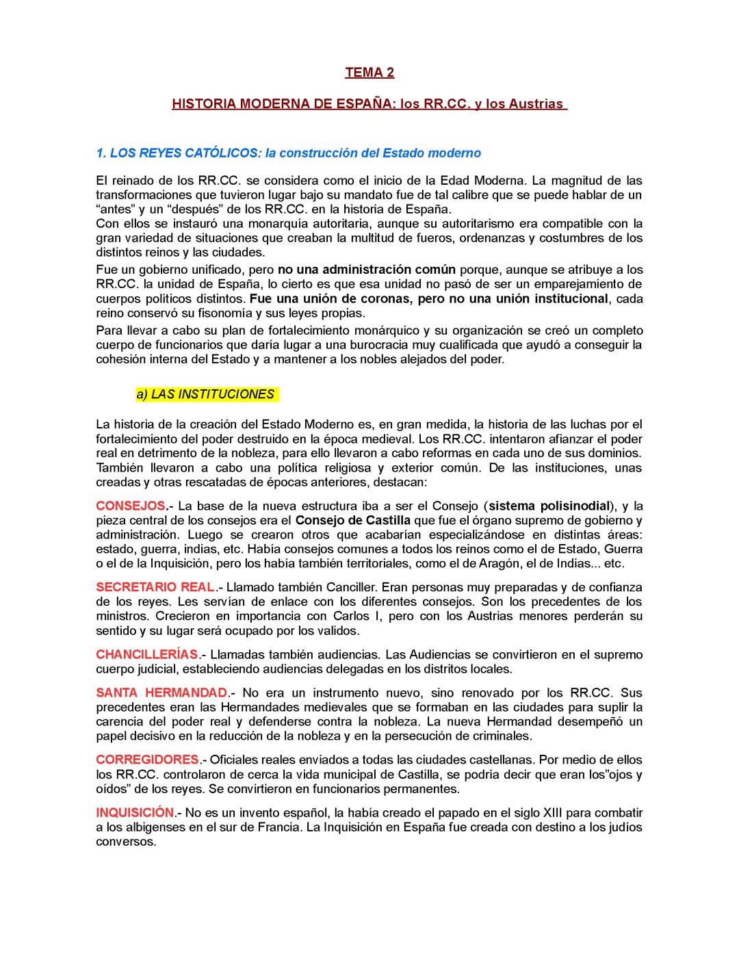 Tema 2 Historia de españa