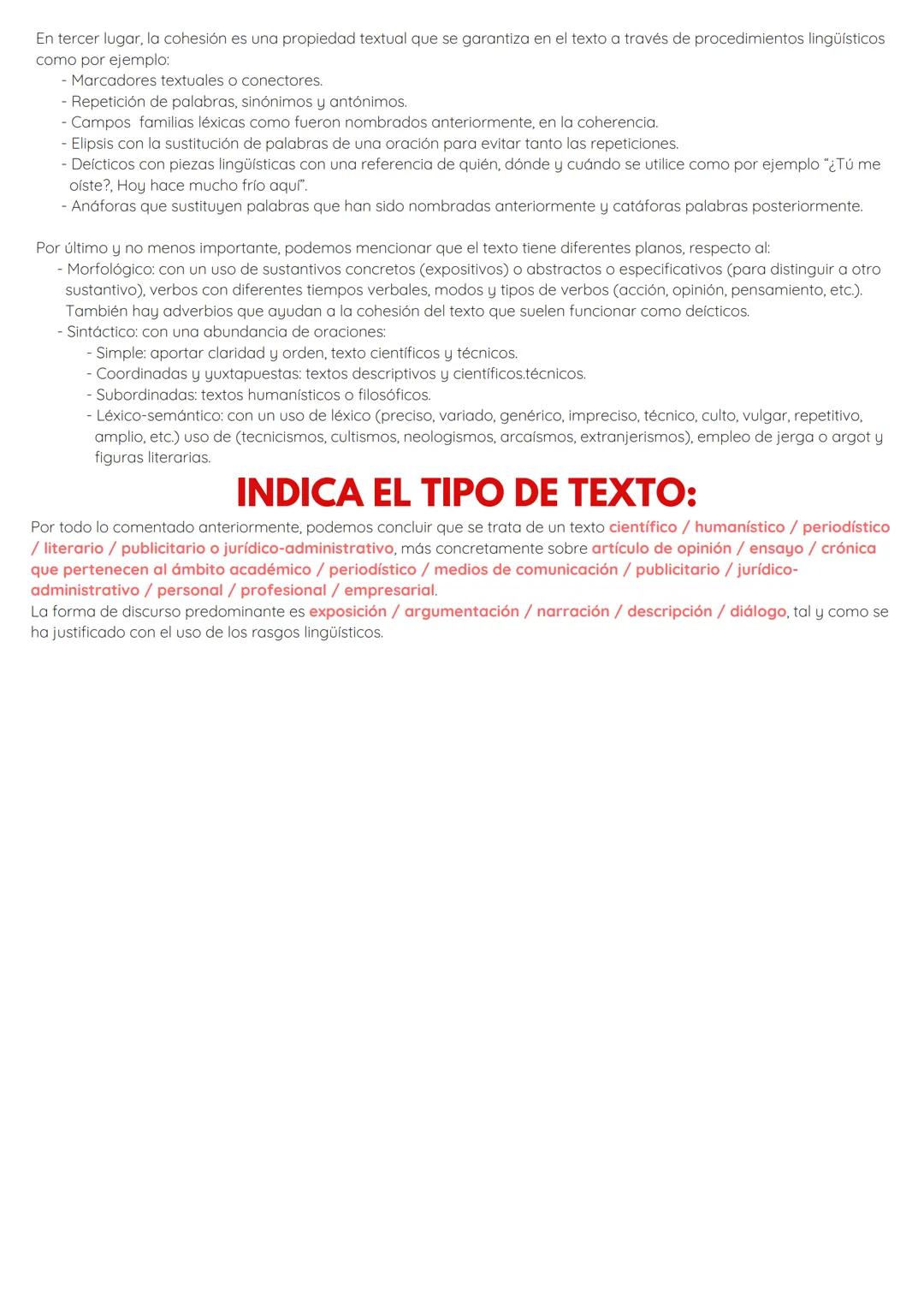 # ESTRUCTURA DEL COMENTARIO DE TEXTO
El texto ha sido publicado/escrito por autor del texto o emisor en la página web de nombre web que ha