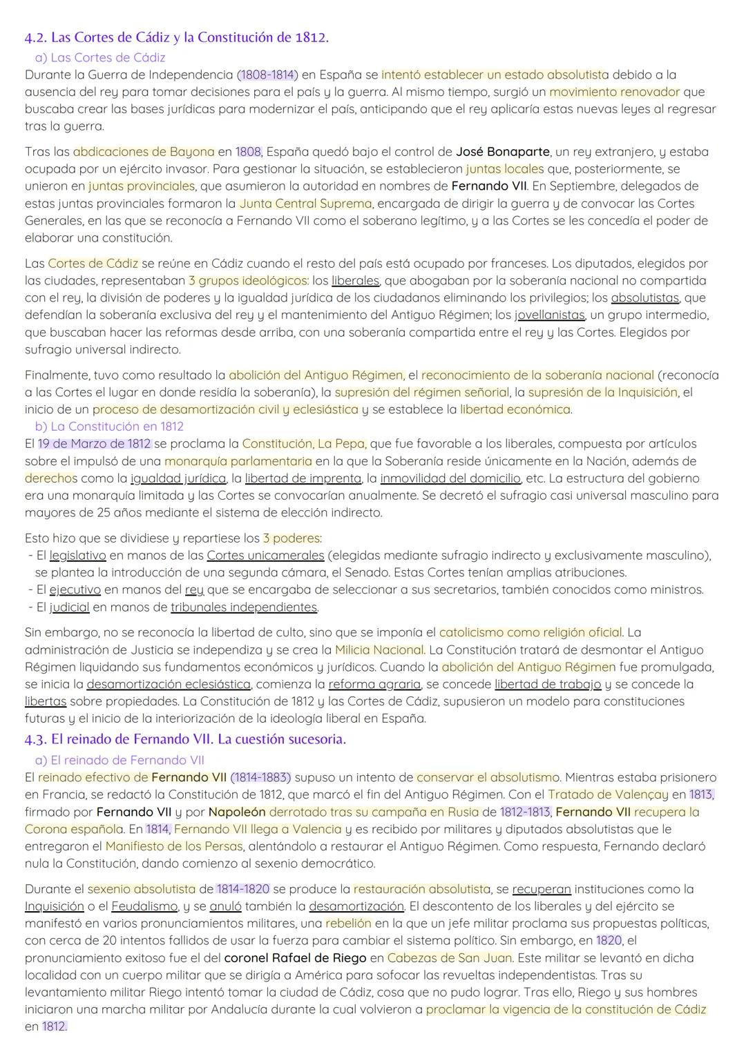 # T4: LA CRISIS DEL ANTIGUO RÉGIMEN (1788-1833)
4.1. El reinado de Carlos IV. La Guerra de la Independencia.
a) El reinado de Carlos IV
C