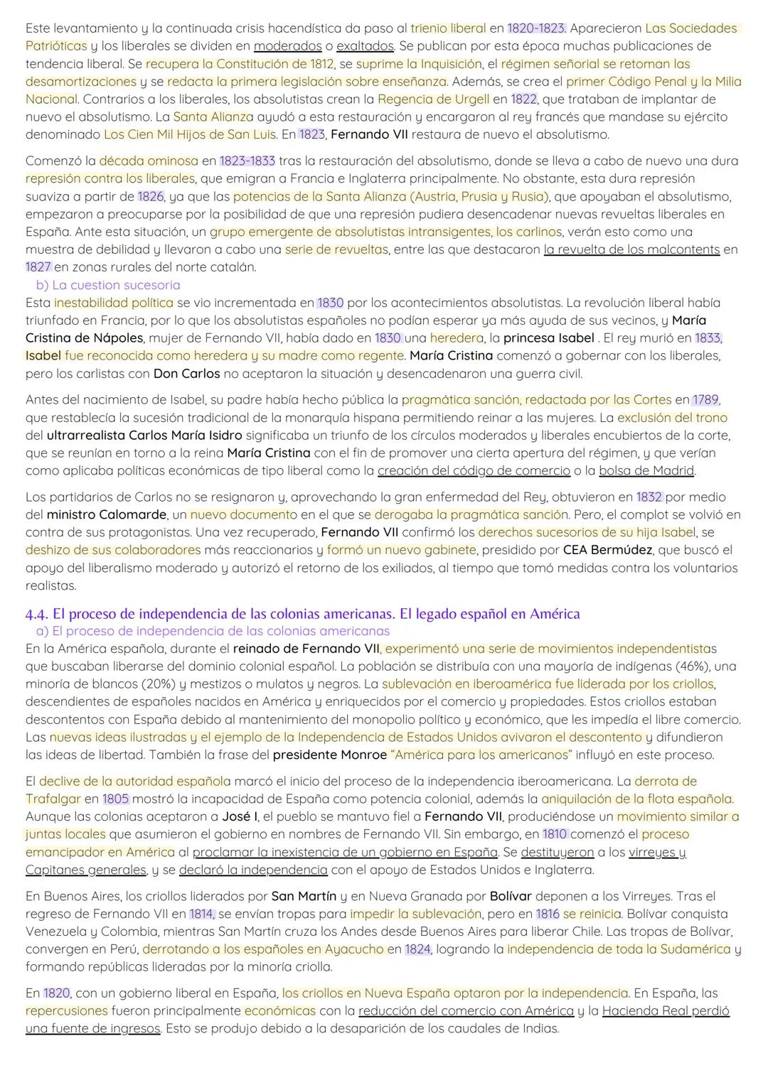 # T4: LA CRISIS DEL ANTIGUO RÉGIMEN (1788-1833)
4.1. El reinado de Carlos IV. La Guerra de la Independencia.
a) El reinado de Carlos IV
C
