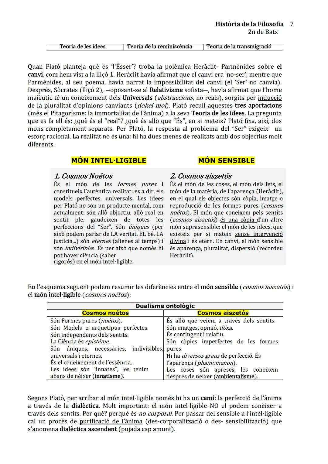 ## Història de la
## Filosofia
Unitat 3 Plató # Història de la Filosofia 3
2n de Batx
1. Context històric, social i cultural de Plató (42