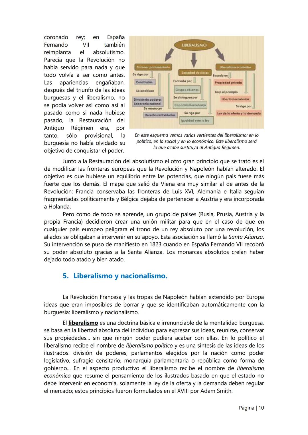 2.
Las revoluciones liberales.
En el tema anterior vimos cómo estaba estructurada la sociedad del Antiguo
Régimen. En el presente vamos a