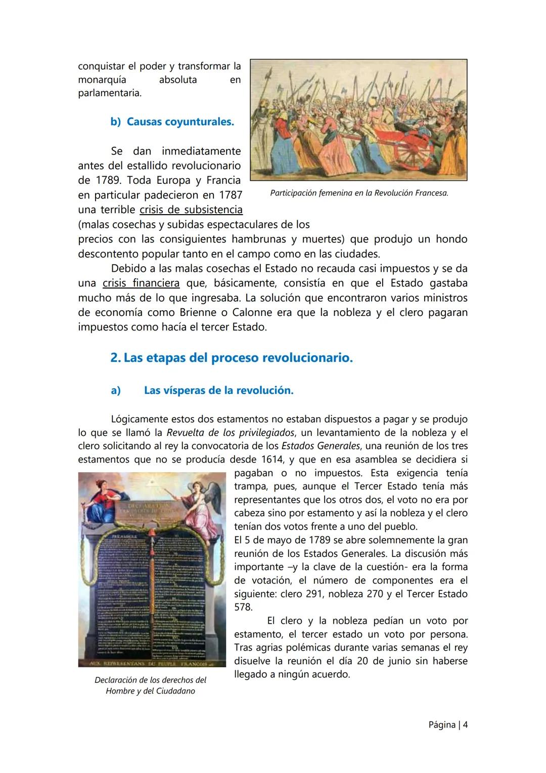 2.
Las revoluciones liberales.
En el tema anterior vimos cómo estaba estructurada la sociedad del Antiguo
Régimen. En el presente vamos a