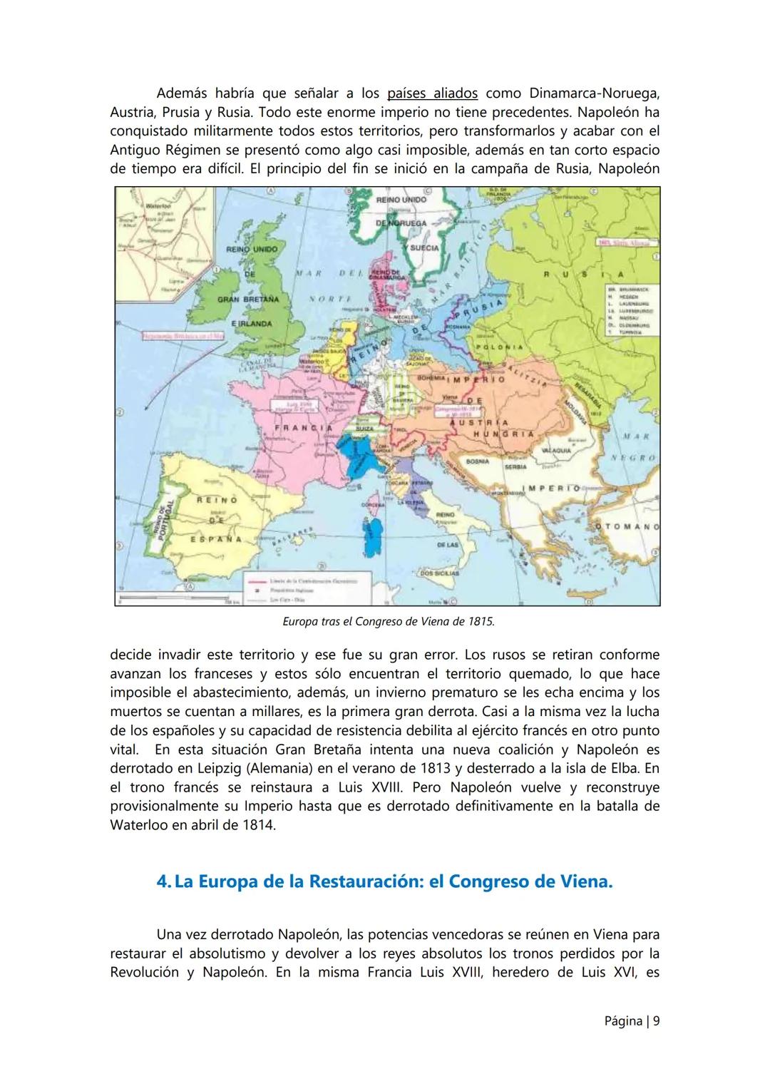 2.
Las revoluciones liberales.
En el tema anterior vimos cómo estaba estructurada la sociedad del Antiguo
Régimen. En el presente vamos a