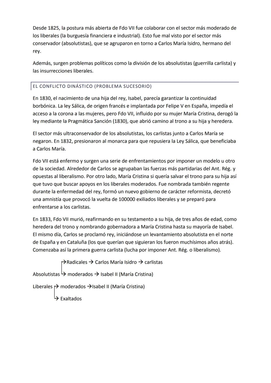 # TEMA 4:EL REINADO DE FERNANDO VII (1814-1833)
El regreso del rey planteó un problema: integrar al nuevo monarca en el nuevo modelo
políti