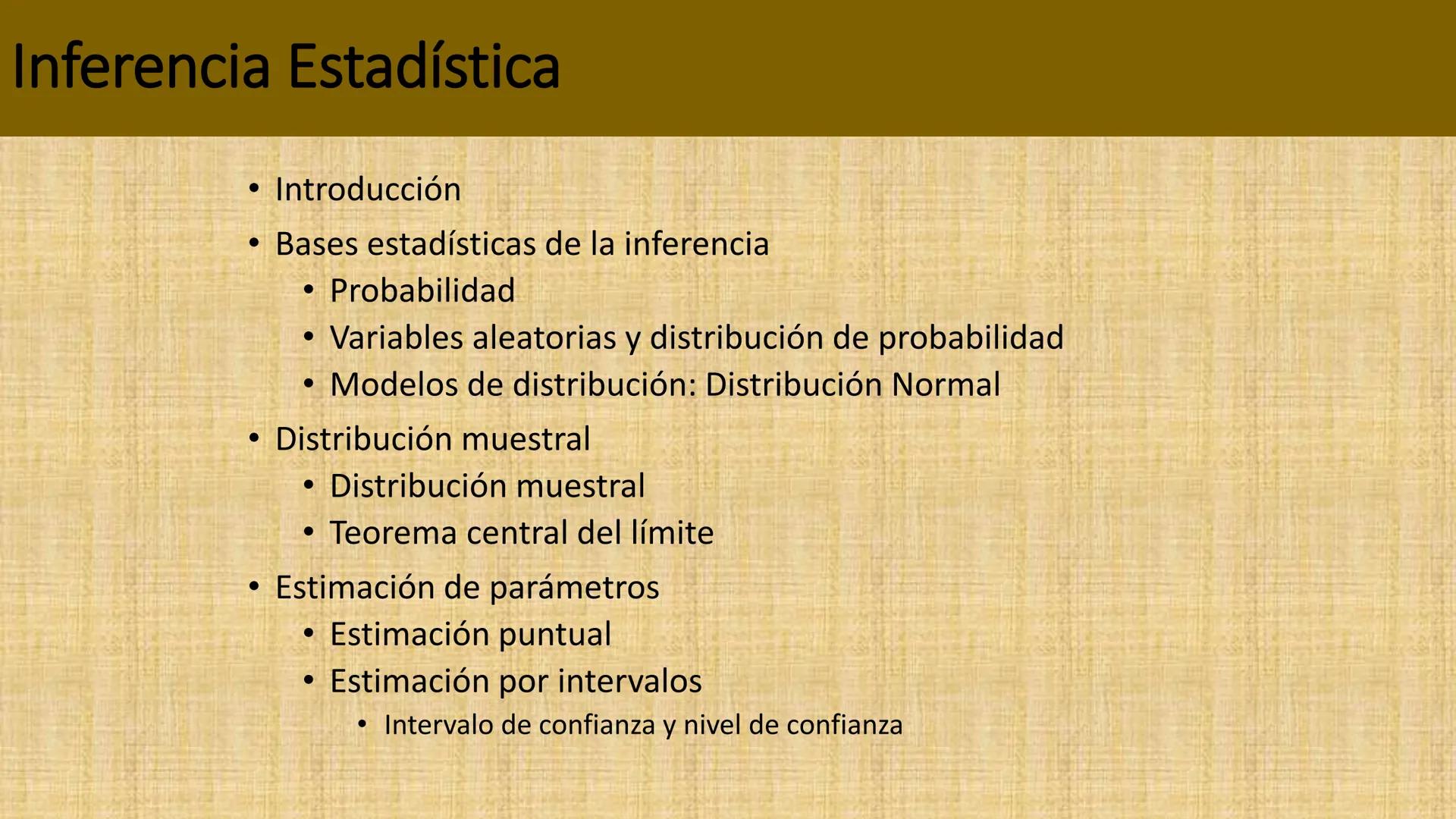 # MÉTODOS CUANTITATIVOS DE
INVESTIGACIÓN
## 3.2 Inferencia Estadística y
## Contraste de Hipótesis Inferencia Estadística
• Introducción
•