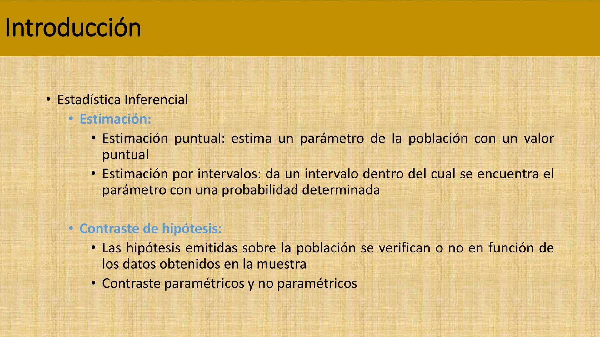 # MÉTODOS CUANTITATIVOS DE
INVESTIGACIÓN
## 3.2 Inferencia Estadística y
## Contraste de Hipótesis Inferencia Estadística
• Introducción
•
