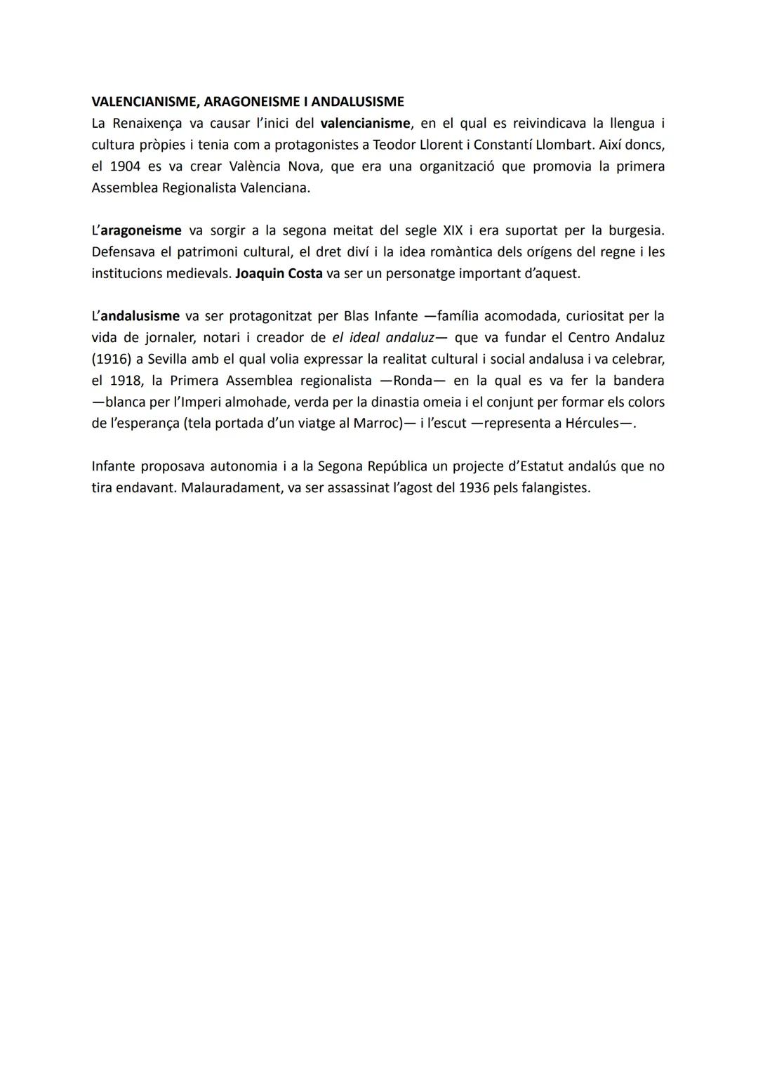 # LA RENAIXENÇA I EL CATALANISME POLÍTIC
El segle XIX inicia el catalanisme que es defineix com el moviment cultural de recuperació de
la l