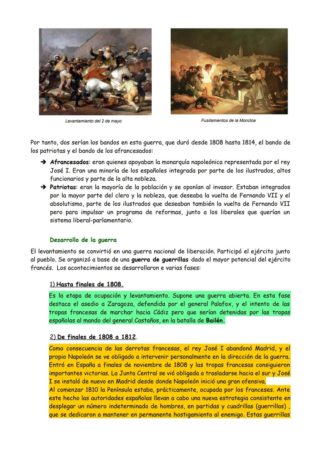 # FIN DEL ANTIGUO RÉGIMEN EN ESPAÑA
LA GUERRA DE INDEPENDENCIA
## 1° INTRODUCCIÓN
Desde finales del siglo XVIII y, sobre todo, durante el