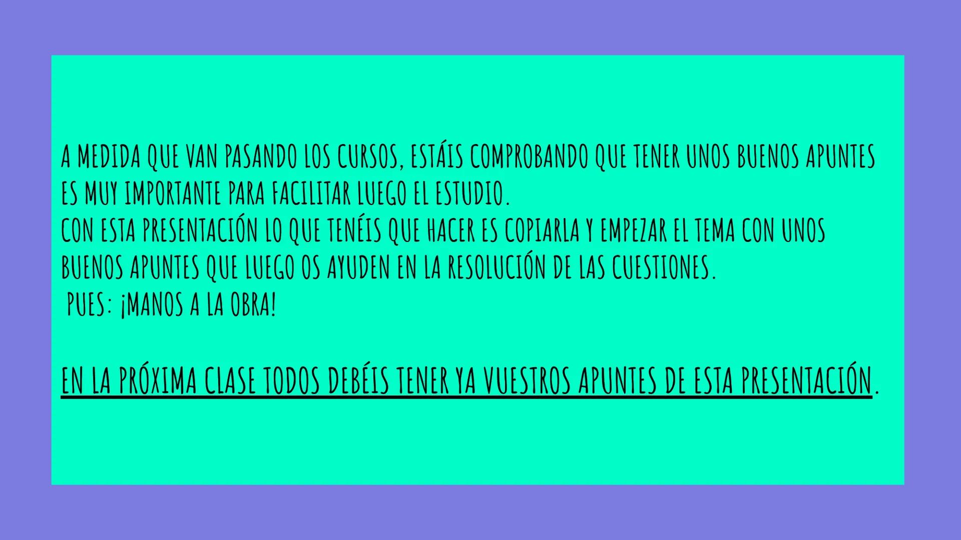 QUÍMICA DEL CARBONO
Tema 1. A MEDIDA QUE VAN PASANDO LOS CURSOS, ESTÁIS COMPROBANDO QUE TENER UNOS BUENOS APUNTES
ES MUY IMPORTANTE PARA FAC