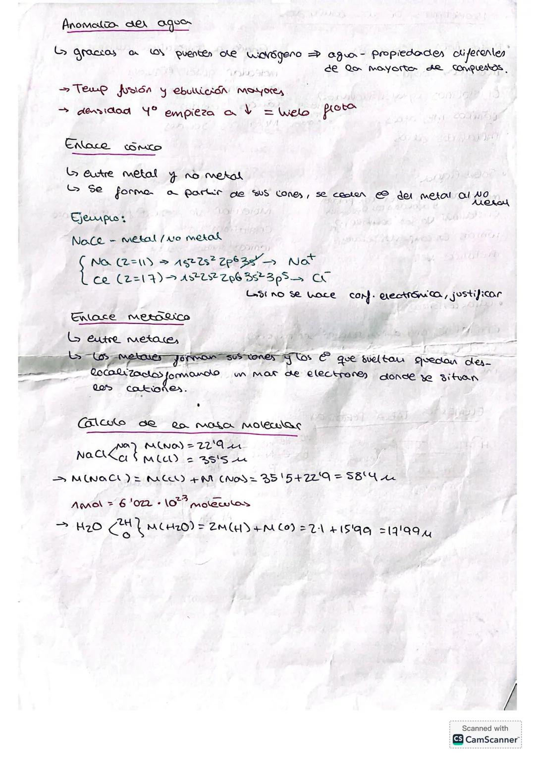 estructures
Tipos de
↳ Union
electrostatica entre dos o mas atomos.
3 tipos de enlace
depende de la electronegatividad (propiedad
periodica.