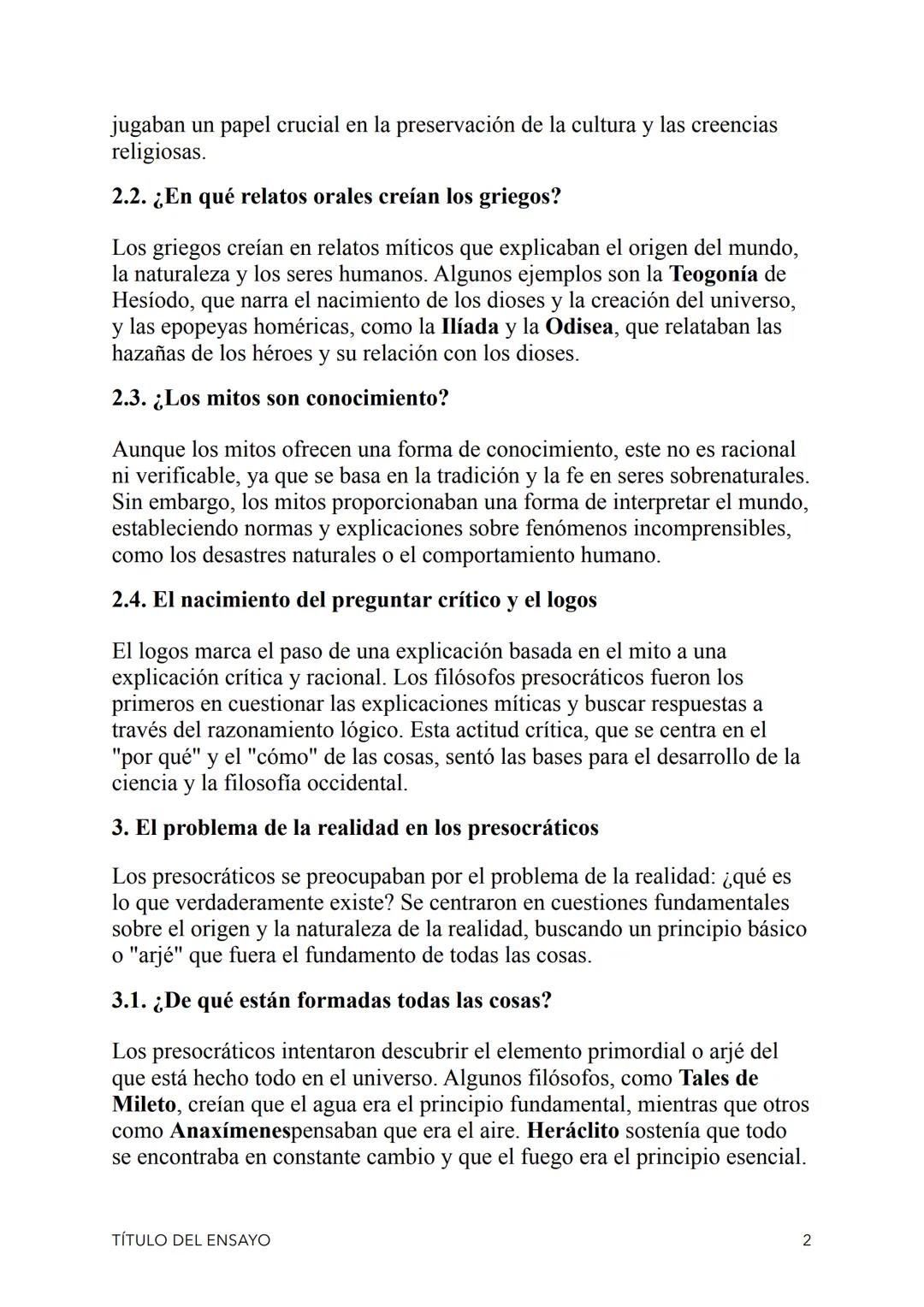 Nombre del autor
Profesor
7 de octubre de 2024
TEMA 1 FILOSOFÍA
1. El origen de la filosofía en la Antigua Grecia
La filosofía surge en la A