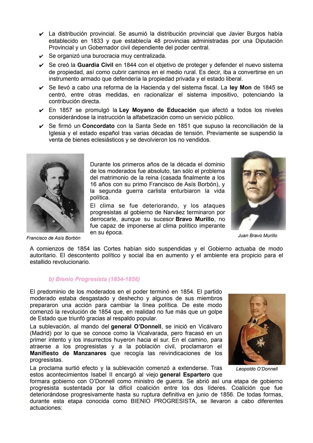 # TEMA 5
CONSOLIDACIÓN DEL ESTADO LIBERAL
EL REINADO DE ISABEL II
1° INTRODUCCIÓN
Al morir Fernando VII, en septiembre de 1833, le sucedi