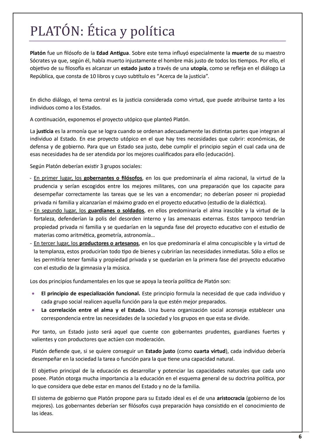 EVAU
CURSO 2023/2024
FILOSOFÍA
2º Bachillerato | María Sánchez Jiménez 1 ÍNDICE:
TEMAS LARGOS DE DESARROLLO
PLATÓN: Dos tipos de conocimient
