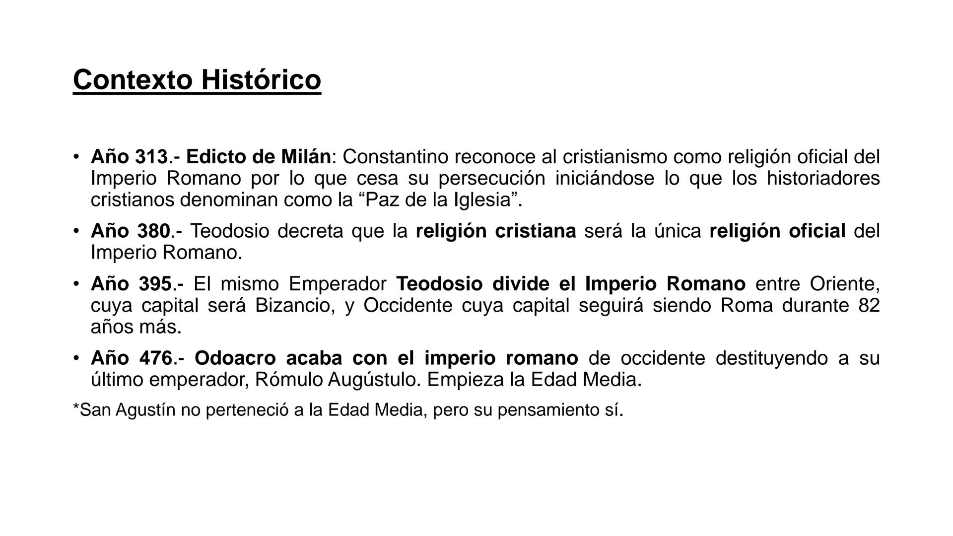 San Agustín de Hipona
Fuente imagen: https://es.la-croix.com/ Vida (354-430)
•
•
Agustín de Hipona fue el pensador fundamental de la Patríst