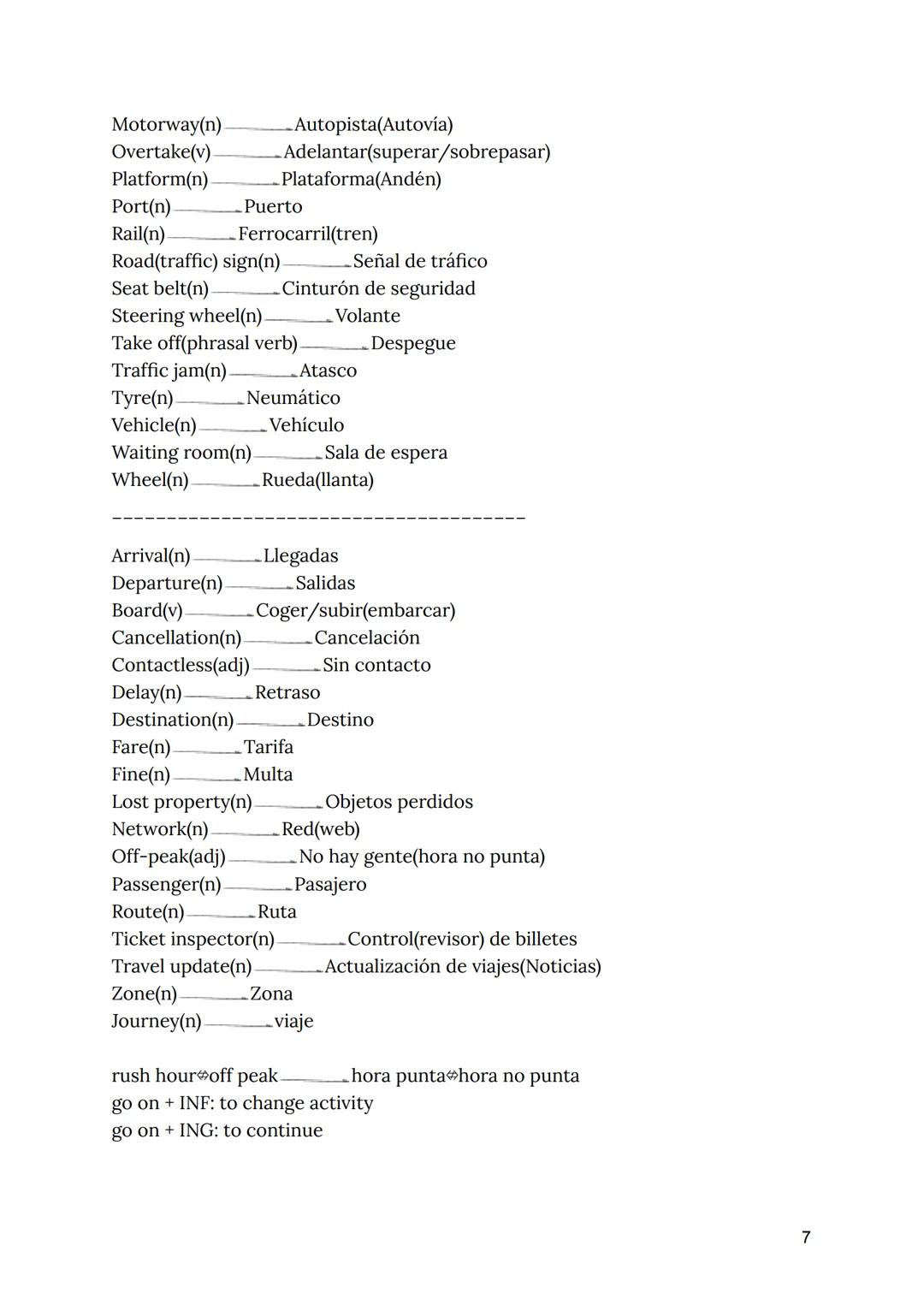 ENGLISH
B2
- Parte 1 -
1 Vocabulary
Unit 1
• School life
. Higher education
School Life
Abroad(adj)
En el extranjero
Assignment(n)
Asignació