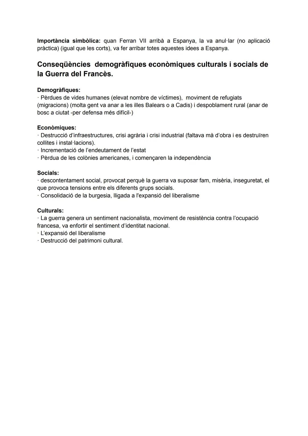 # T1. LA FI DE L'ANTIC RÈGIM
LA GUERRA DEL FRANCÈS (1808-1814)
Carles III va morir el 1788 i el succeeix Carles IV
El 1789 esclata la Revo