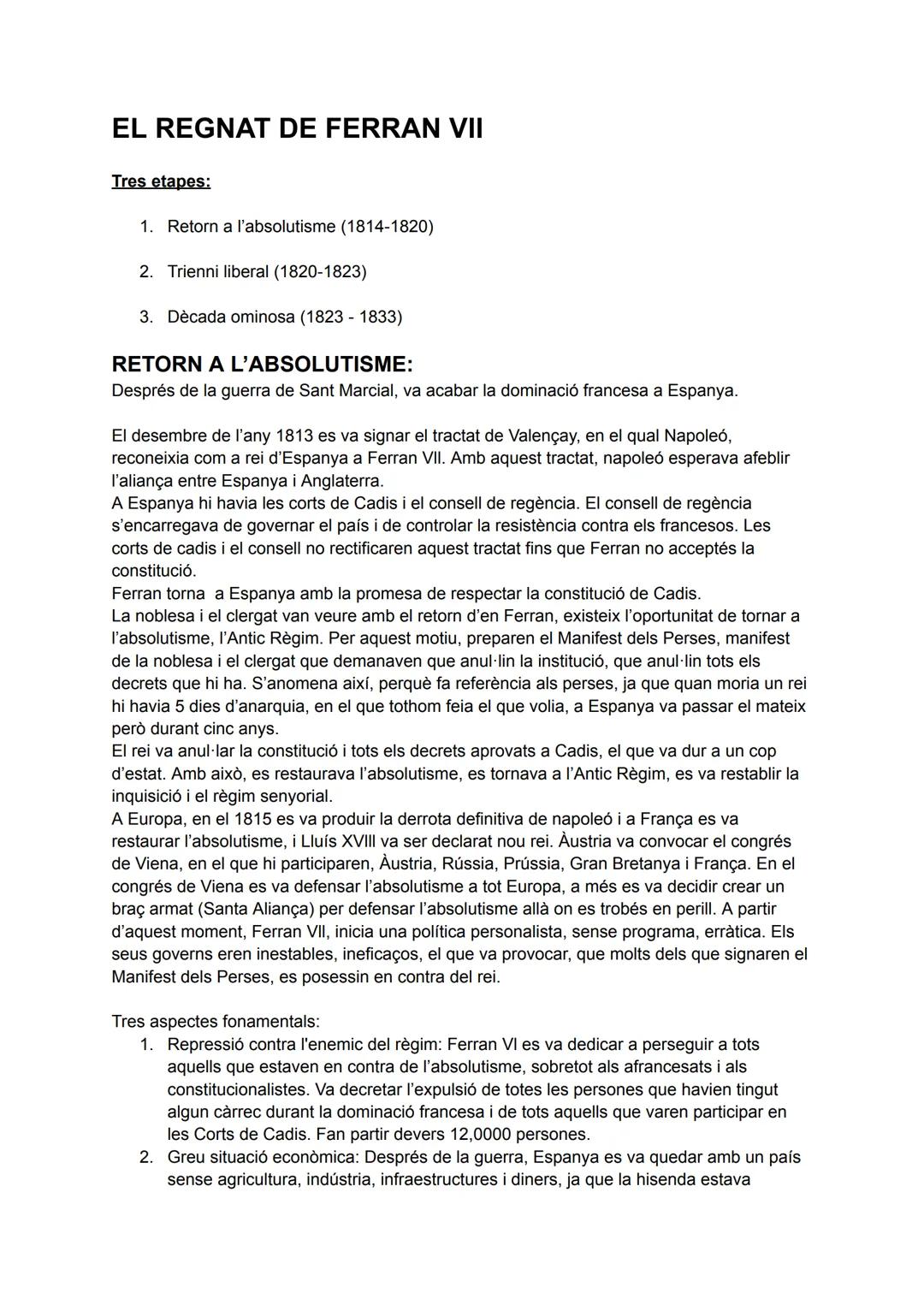 # T1. LA FI DE L'ANTIC RÈGIM
LA GUERRA DEL FRANCÈS (1808-1814)
Carles III va morir el 1788 i el succeeix Carles IV
El 1789 esclata la Revo