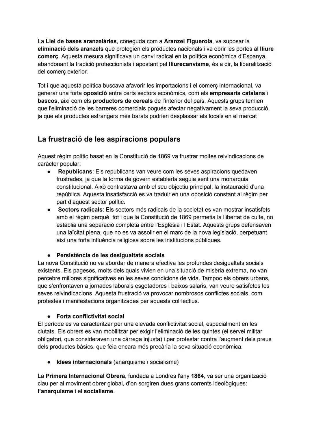 # EL SEXENNI DEMOCRÀTIC (1868-1874)
## Concepte i característiques generals
El Sexenni Democràtic (1868-1874) comença amb la Revolució de