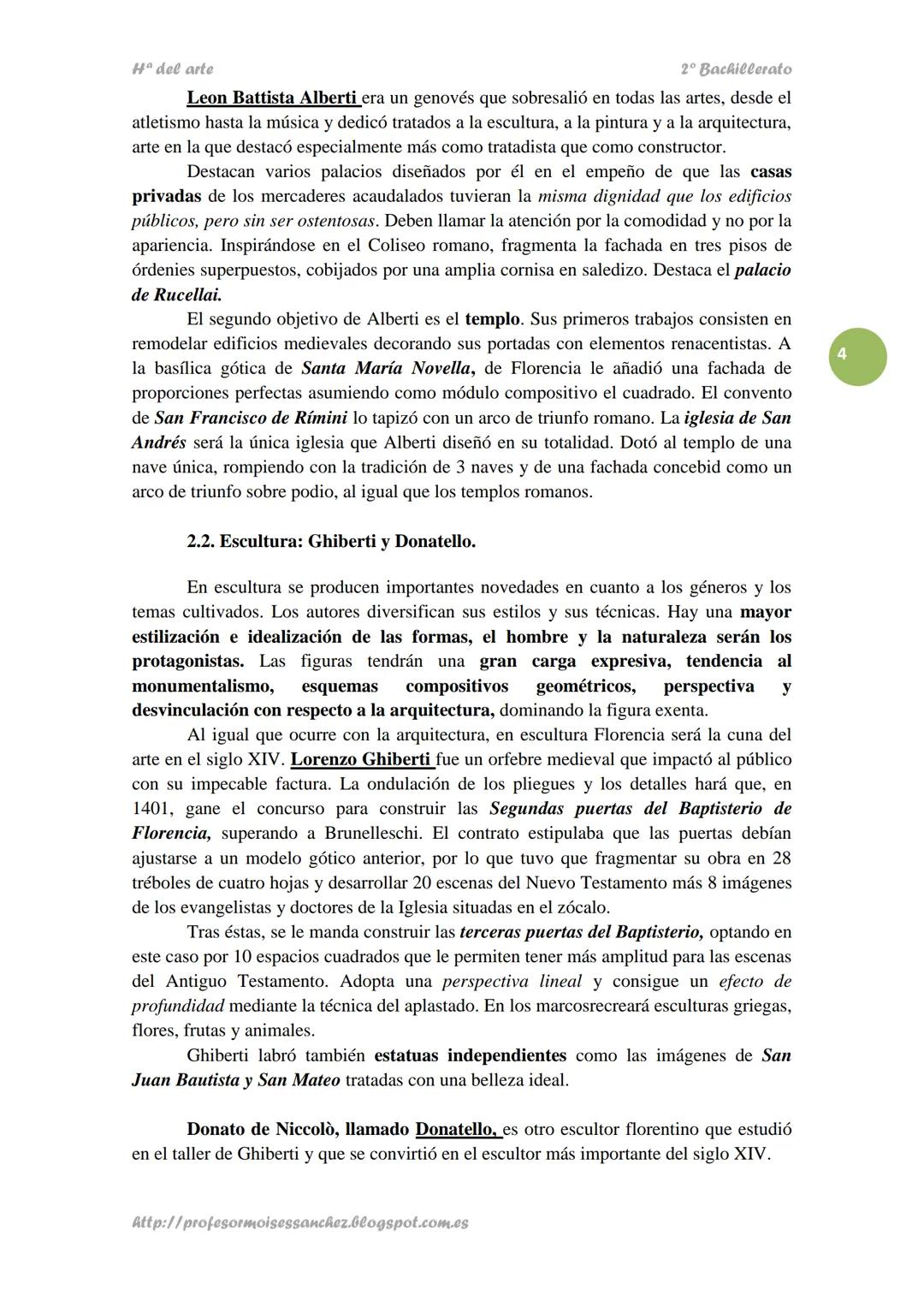 Hª del arte
2º Bachillerato
TEMA 9.
ARTE DEL RENACIMIENTO Y MANIERISMO
➤ ÍNDICE TEMAS TEÓRICOS
1.- Introducción al Renacimiento.
2.- E
