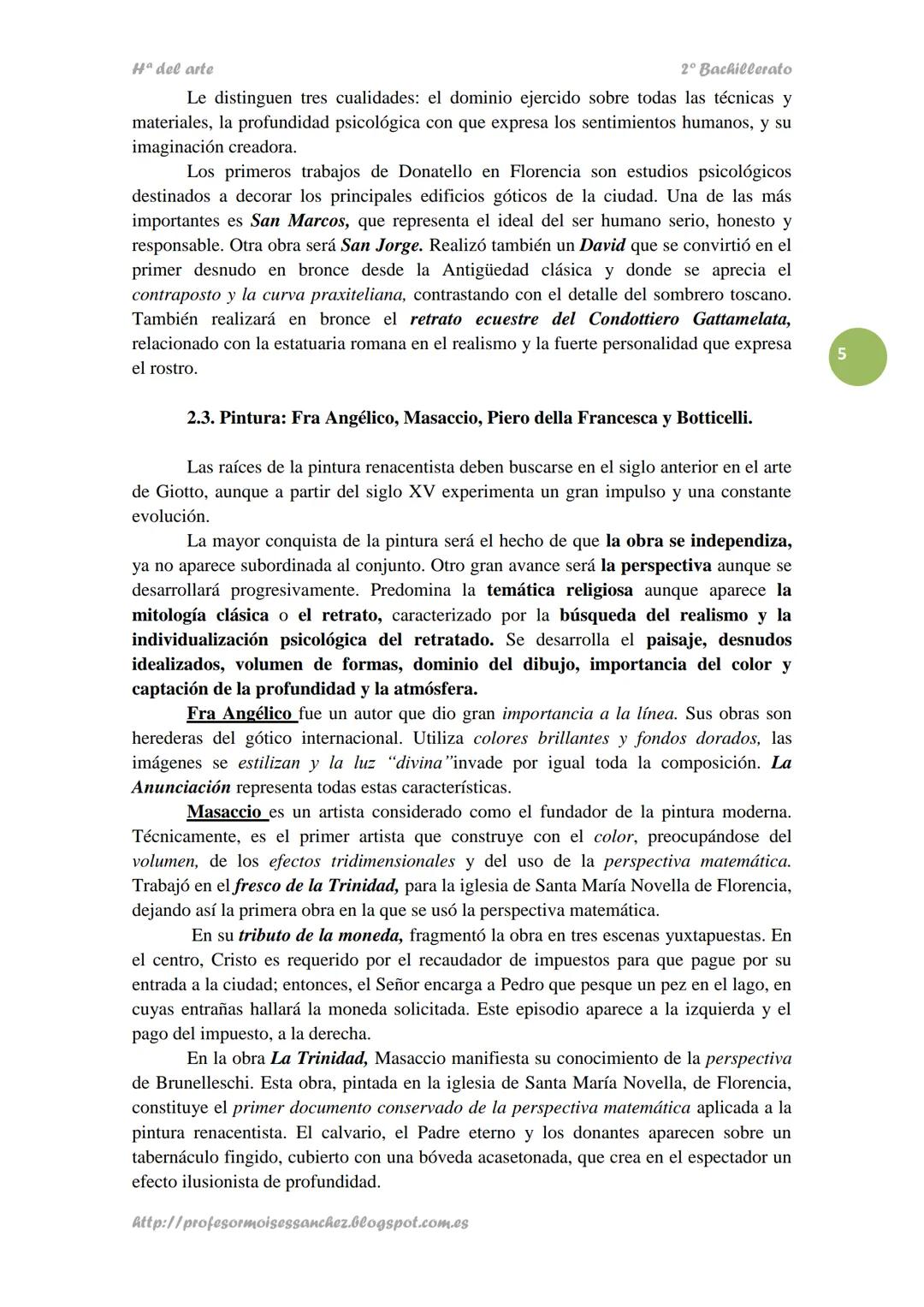 Hª del arte
2º Bachillerato
TEMA 9.
ARTE DEL RENACIMIENTO Y MANIERISMO
➤ ÍNDICE TEMAS TEÓRICOS
1.- Introducción al Renacimiento.
2.- E