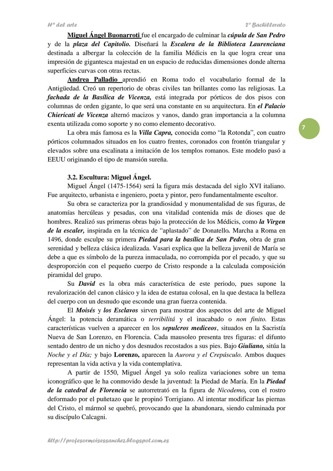 Hª del arte
2º Bachillerato
TEMA 9.
ARTE DEL RENACIMIENTO Y MANIERISMO
➤ ÍNDICE TEMAS TEÓRICOS
1.- Introducción al Renacimiento.
2.- E