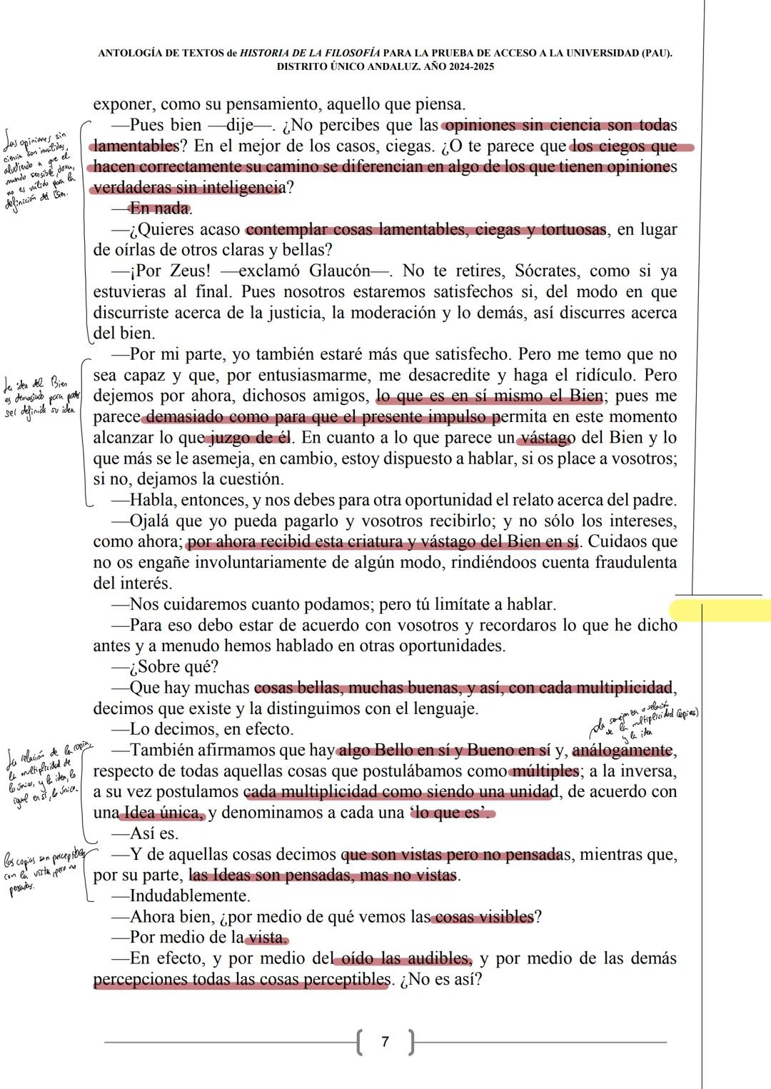 ANTOLOGÍA DE TEXTOS de HISTORIA DE LA FILOSOFÍA PARA LA PRUEBA DE ACCESO A LA UNIVERSIDAD (PAU).
DISTRITO ÚNICO ANDALUZ. AÑO 2024-2025
pérd