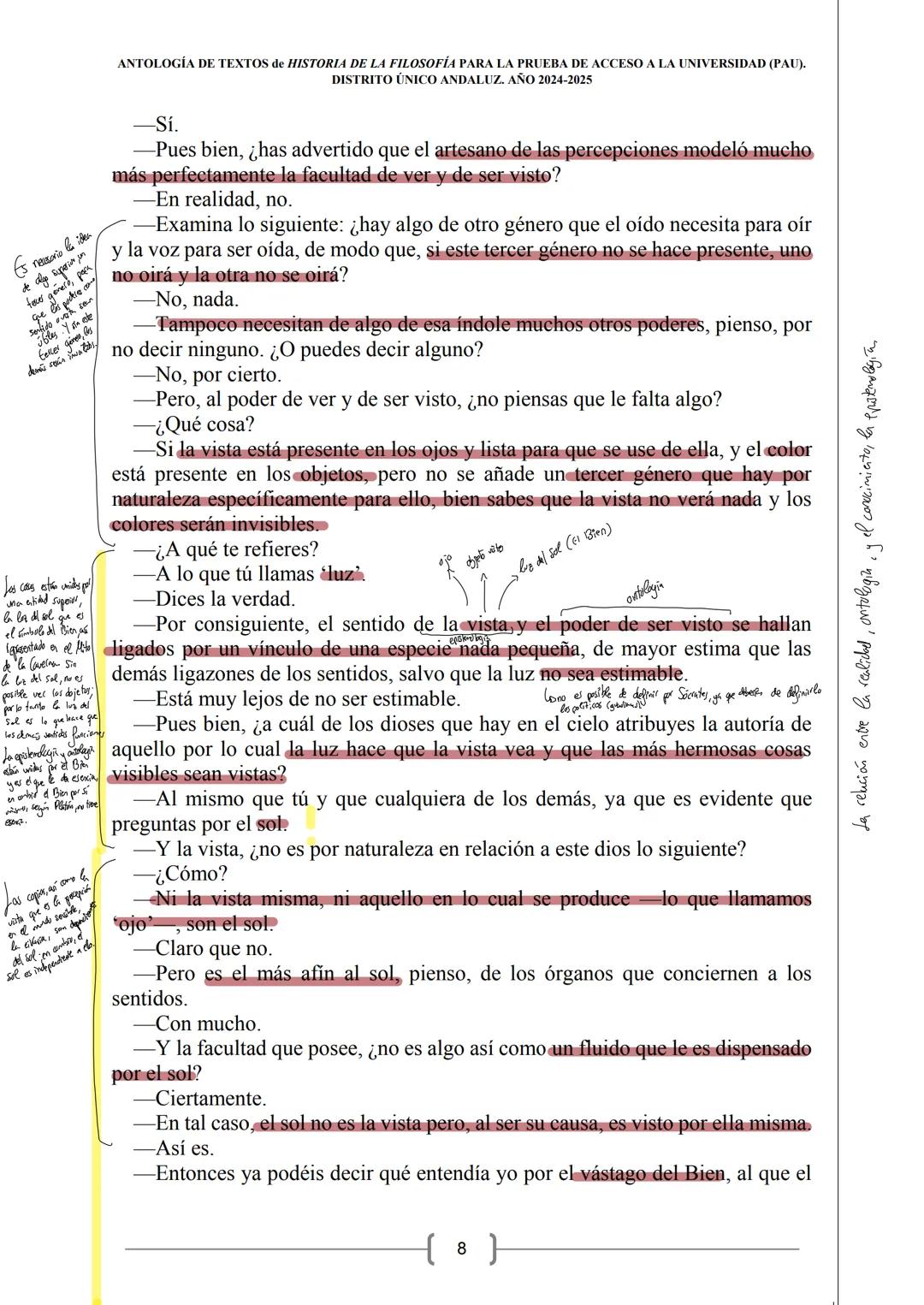 ANTOLOGÍA DE TEXTOS de HISTORIA DE LA FILOSOFÍA PARA LA PRUEBA DE ACCESO A LA UNIVERSIDAD (PAU).
DISTRITO ÚNICO ANDALUZ. AÑO 2024-2025
pérd