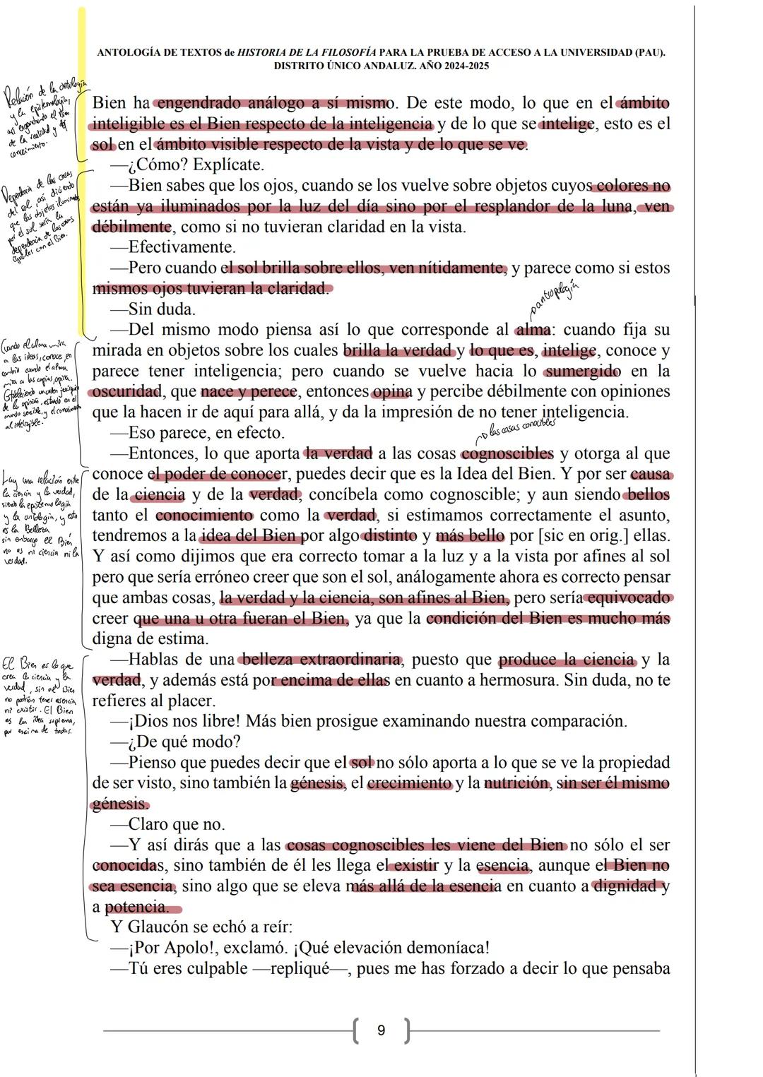 ANTOLOGÍA DE TEXTOS de HISTORIA DE LA FILOSOFÍA PARA LA PRUEBA DE ACCESO A LA UNIVERSIDAD (PAU).
DISTRITO ÚNICO ANDALUZ. AÑO 2024-2025
pérd