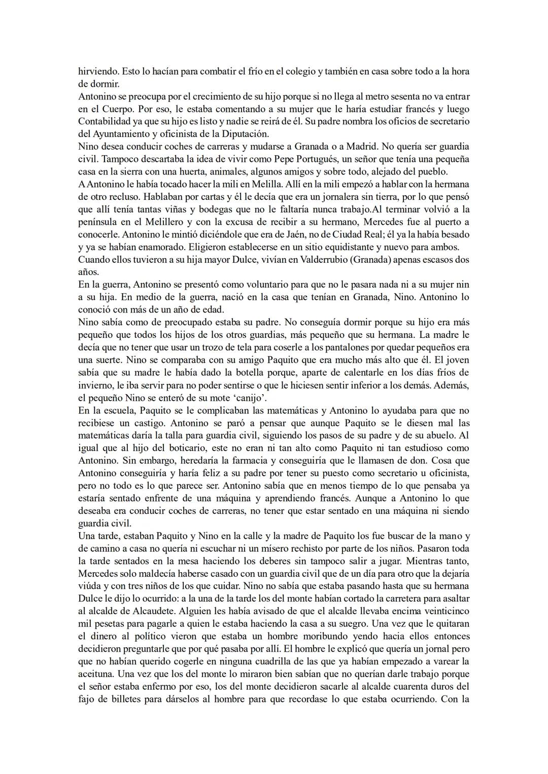 EL LECTOR DE JULIO VERNE
I-
1947
Se sitúa en Andalucía en el pueblo del protagonista. Lugar donde en invierno se morían de frío.
Antes de l