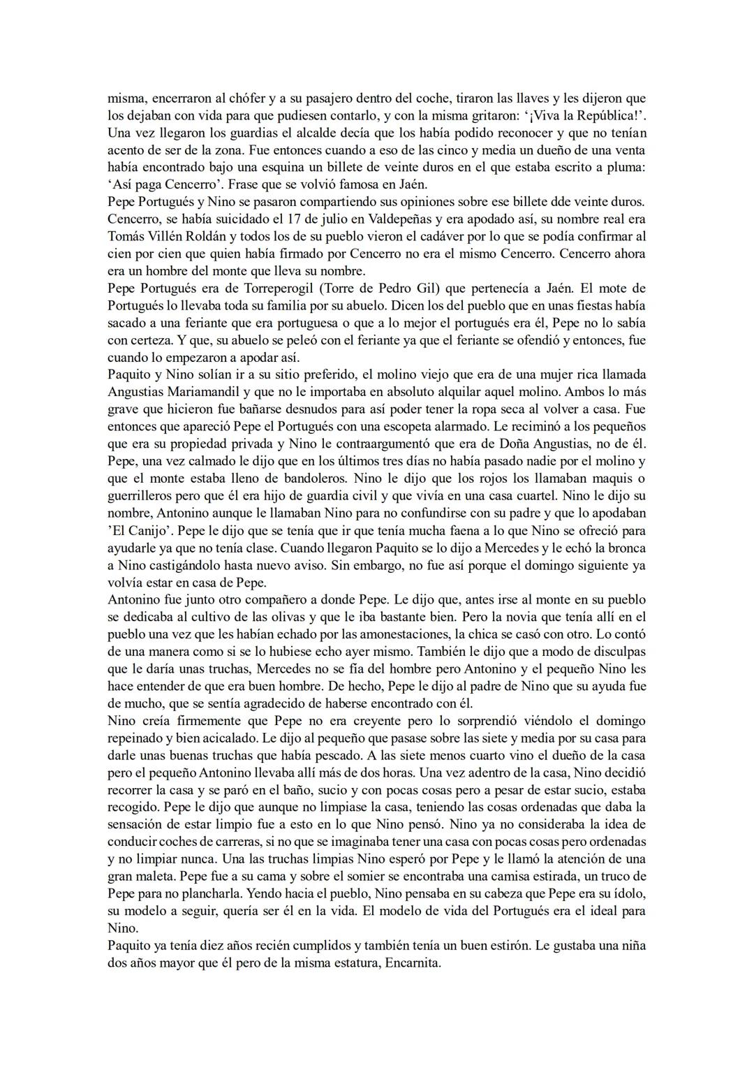 EL LECTOR DE JULIO VERNE
I-
1947
Se sitúa en Andalucía en el pueblo del protagonista. Lugar donde en invierno se morían de frío.
Antes de l