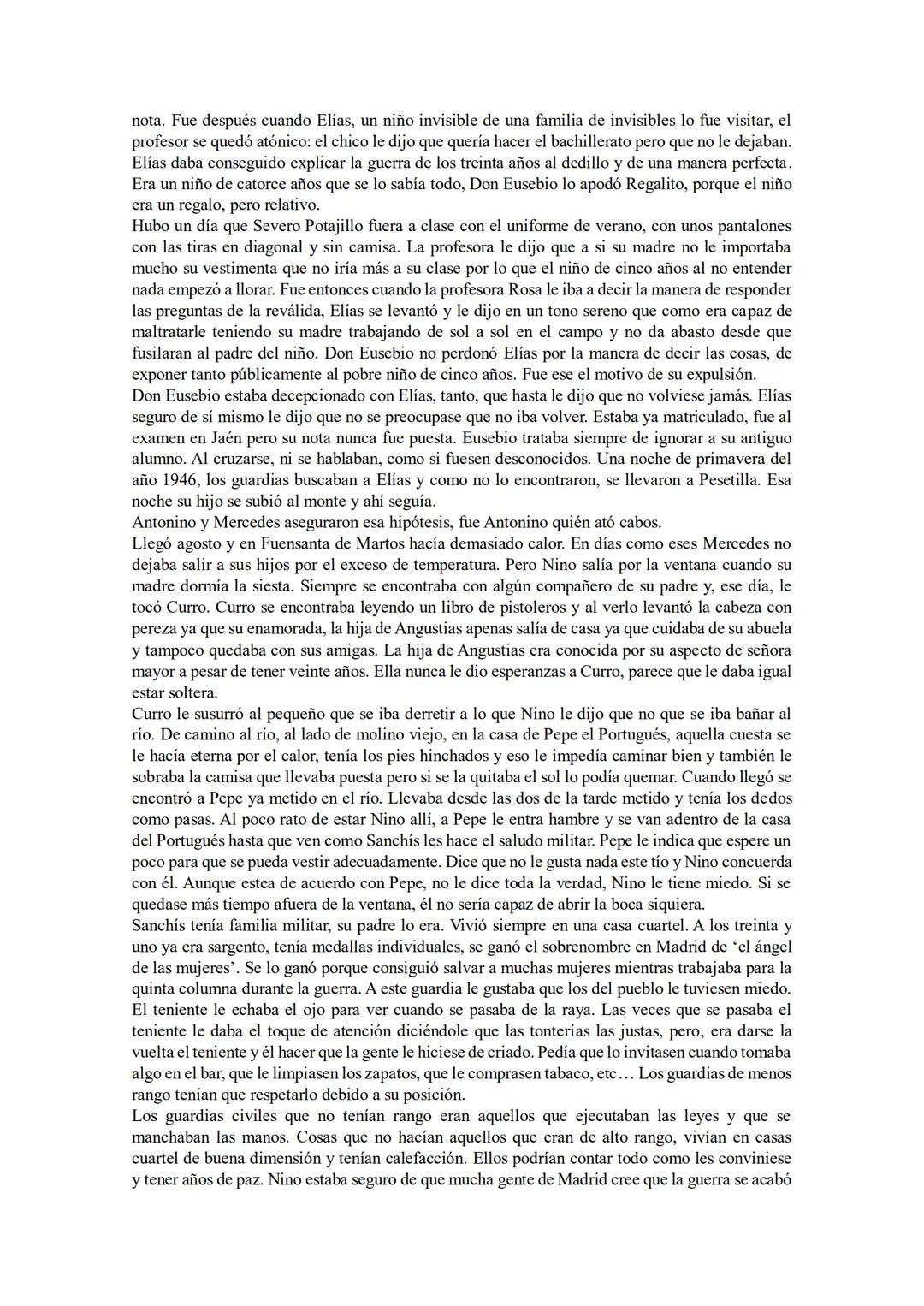 EL LECTOR DE JULIO VERNE
I-
1947
Se sitúa en Andalucía en el pueblo del protagonista. Lugar donde en invierno se morían de frío.
Antes de l