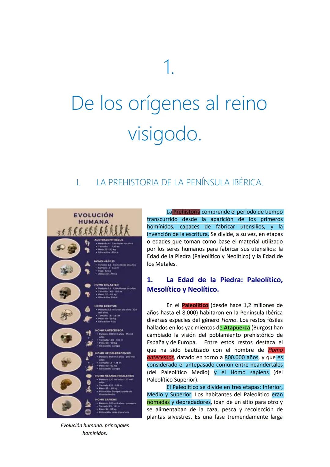 1.
De los orígenes al reino
visigodo.
I.
LA PREHISTORIA DE LA PENÍNSULA IBÉRICA.
EVOLUCIÓN
HUMANA
x c л f f f f k k k k k k k
AUSTRALOPITHEC