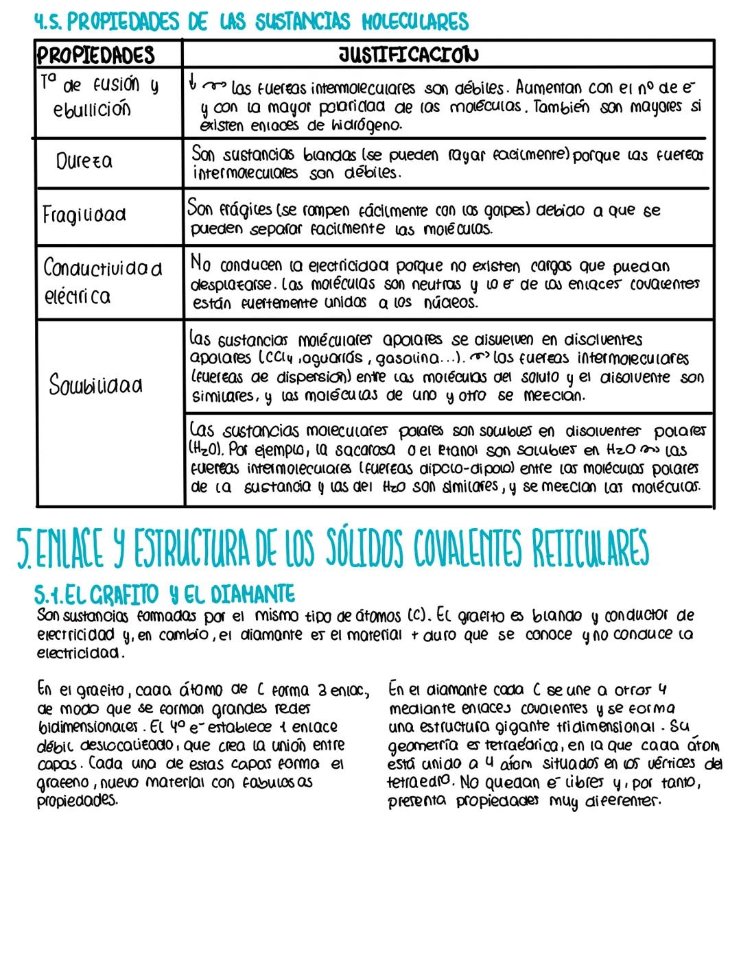 El enlace químico
2. ENLACE. ESTRUCTURA Y PROPIEDADES DE LAS SUSTANCIAS
2.1.RELACIÓN ENTRE LA ESTRUCTURA Y LAS PROPIEDADES DE LAS SUSTANCIAS