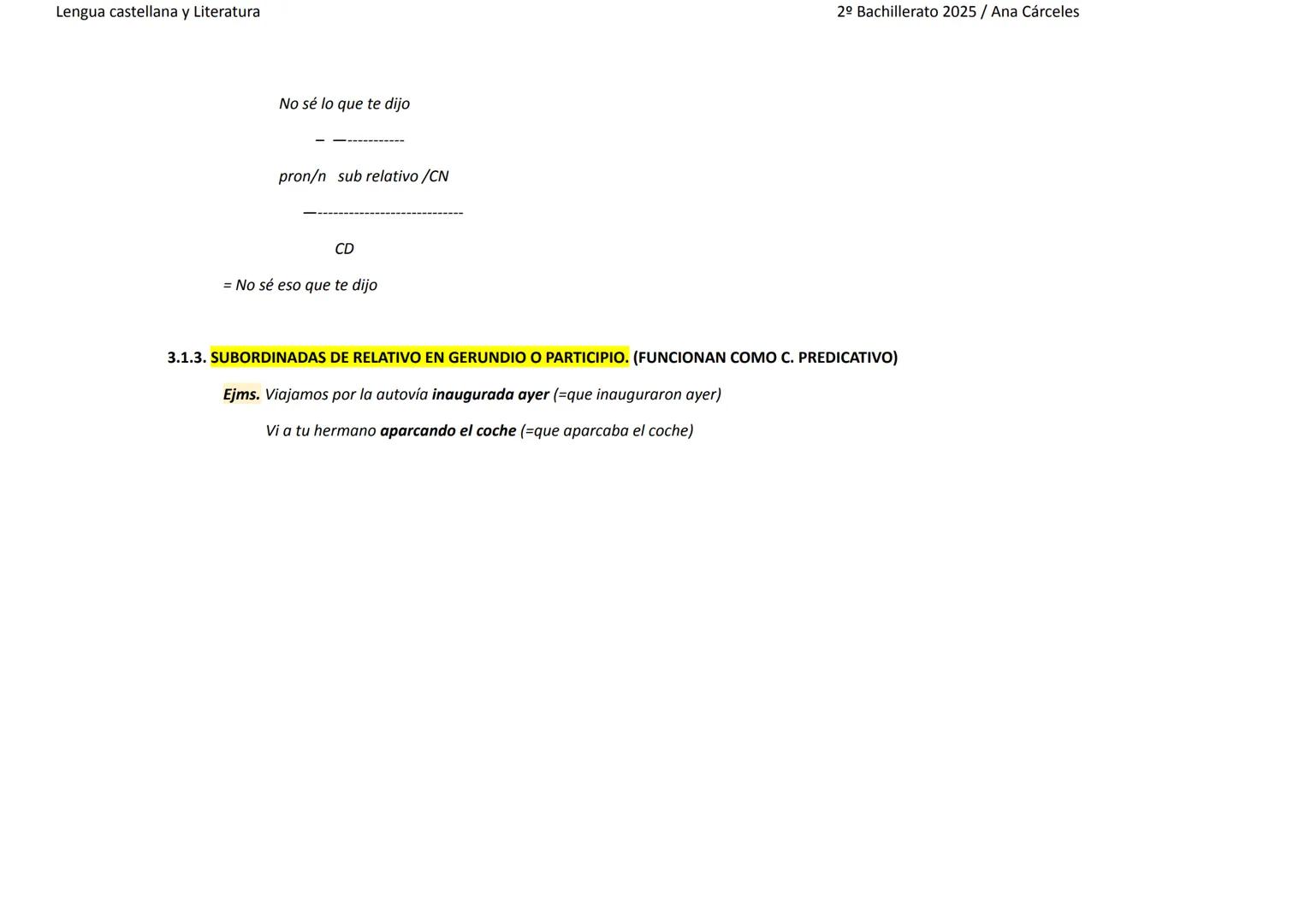 Lengua castellana y Literatura
1) COORDINADAS
.
.
COPULATIVAS (Conjunciones y, e, ni / conjunciones discontinuas o correlativas tanto
Elena