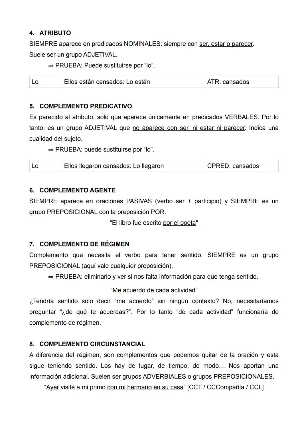 # SINTAXIS
PRUEBAS DE IDENTIFICACIÓN
1. SUJETO
El sujeto y el verbo deben CONCORDAR en el mismo número. Es decir, si el verbo está
en sing