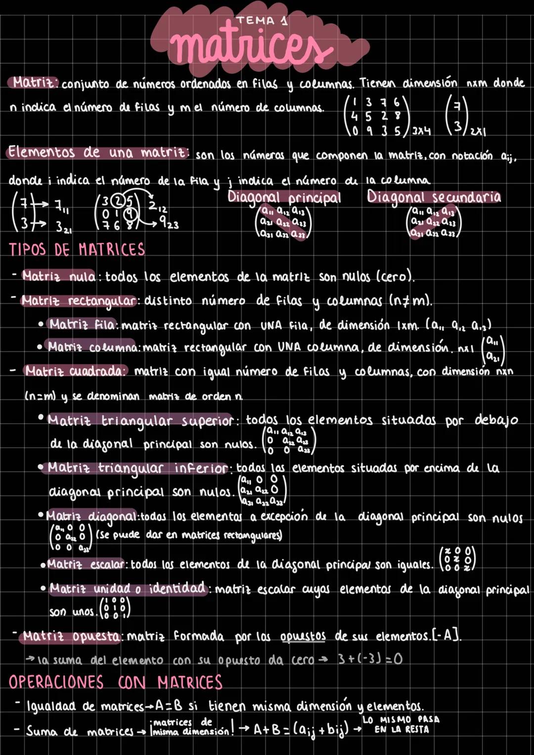 Matrices