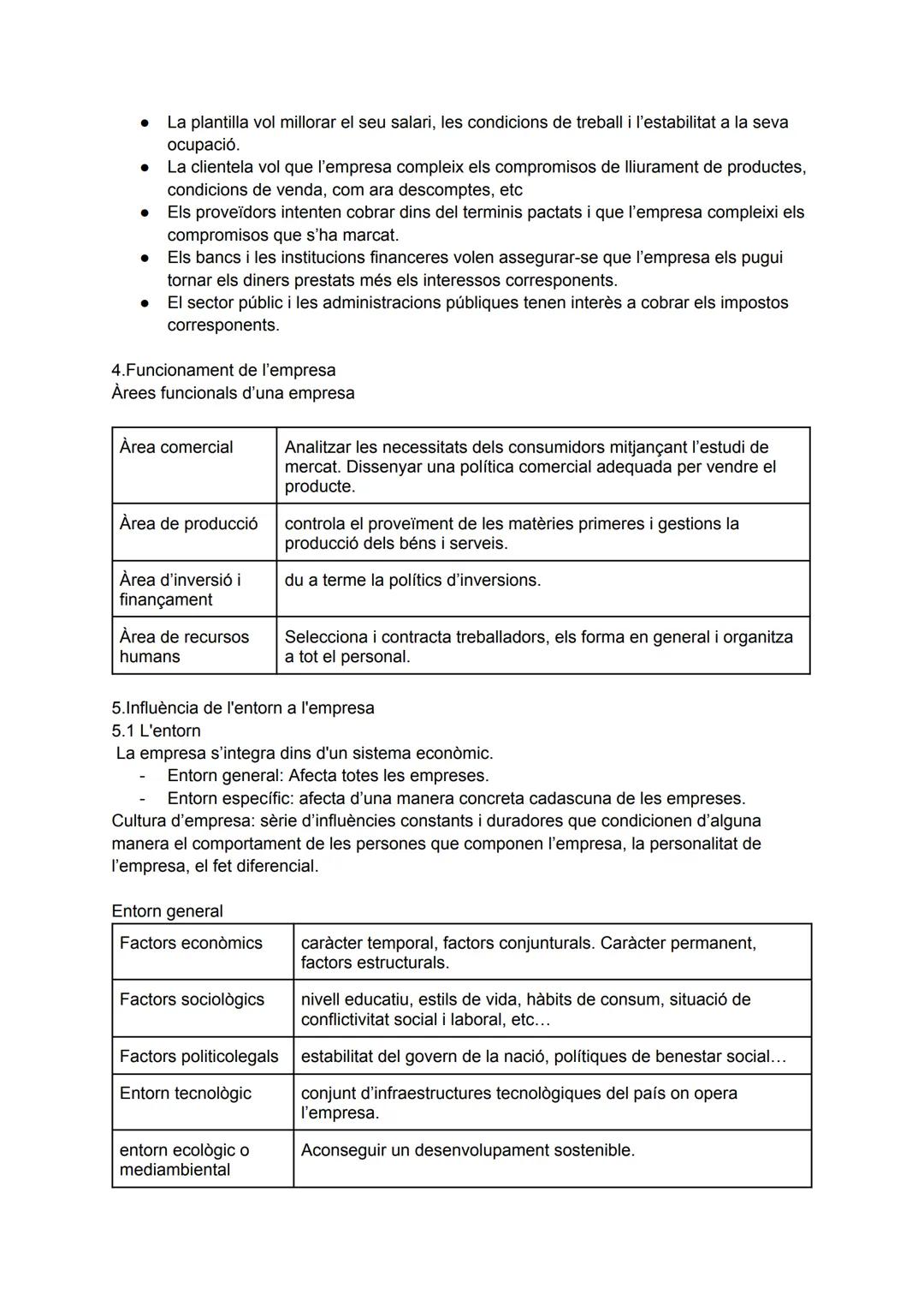 # T.1 L'EMPRESA
1. L'activitat econòmica
* Bé: és un objecte material que produeix una satisfacció perquè permet con tir un
desig o