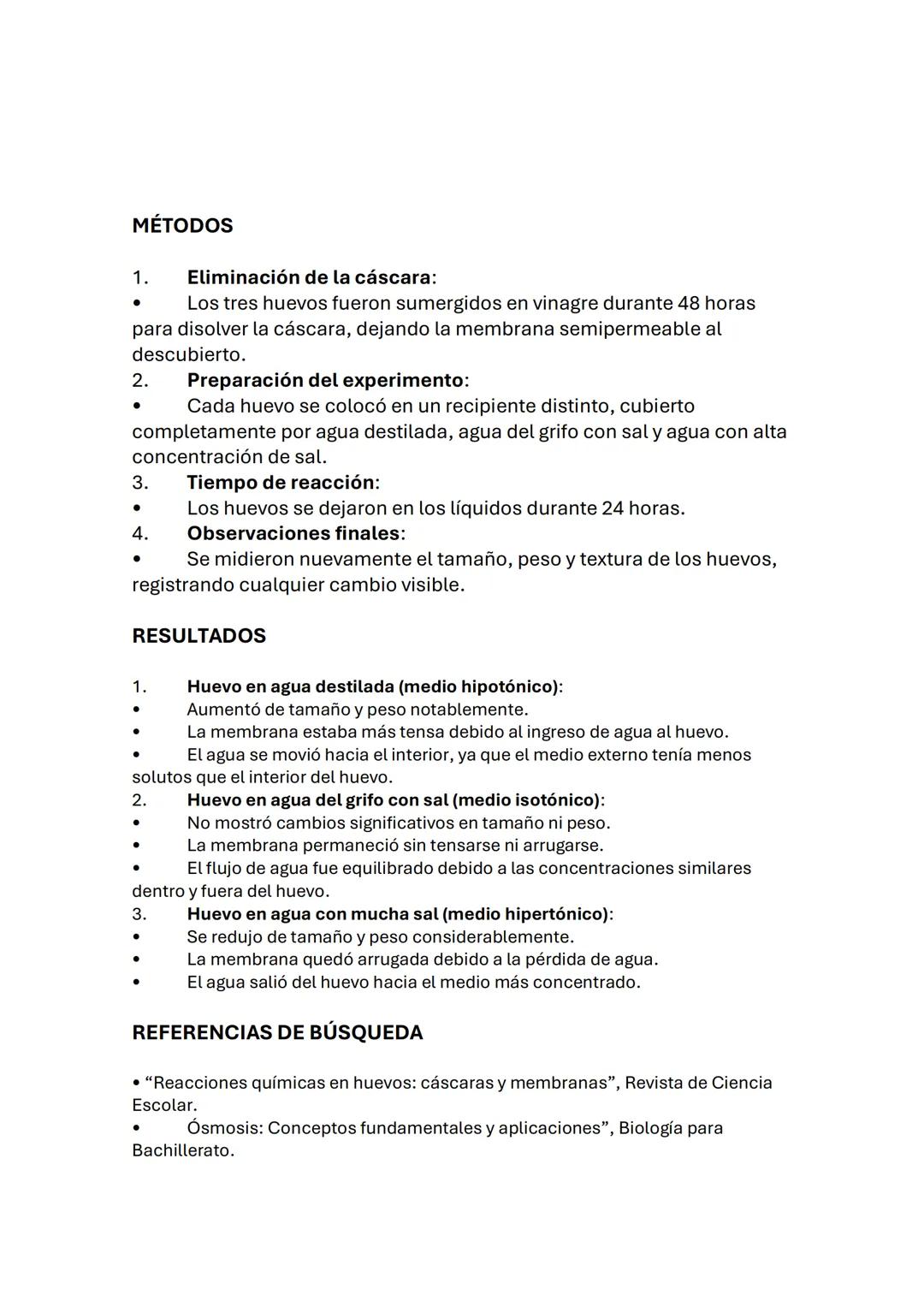 # TRABAJO SOBRE
# LA ÓSMOSIS
TRABAJO HECHO POR:
DANIEL SANCHEZ COCA
NATALIA MARTIN TORO
LUPE MENDEZ SERRANO EXPERIMENTO HUEVO
RESUMEN