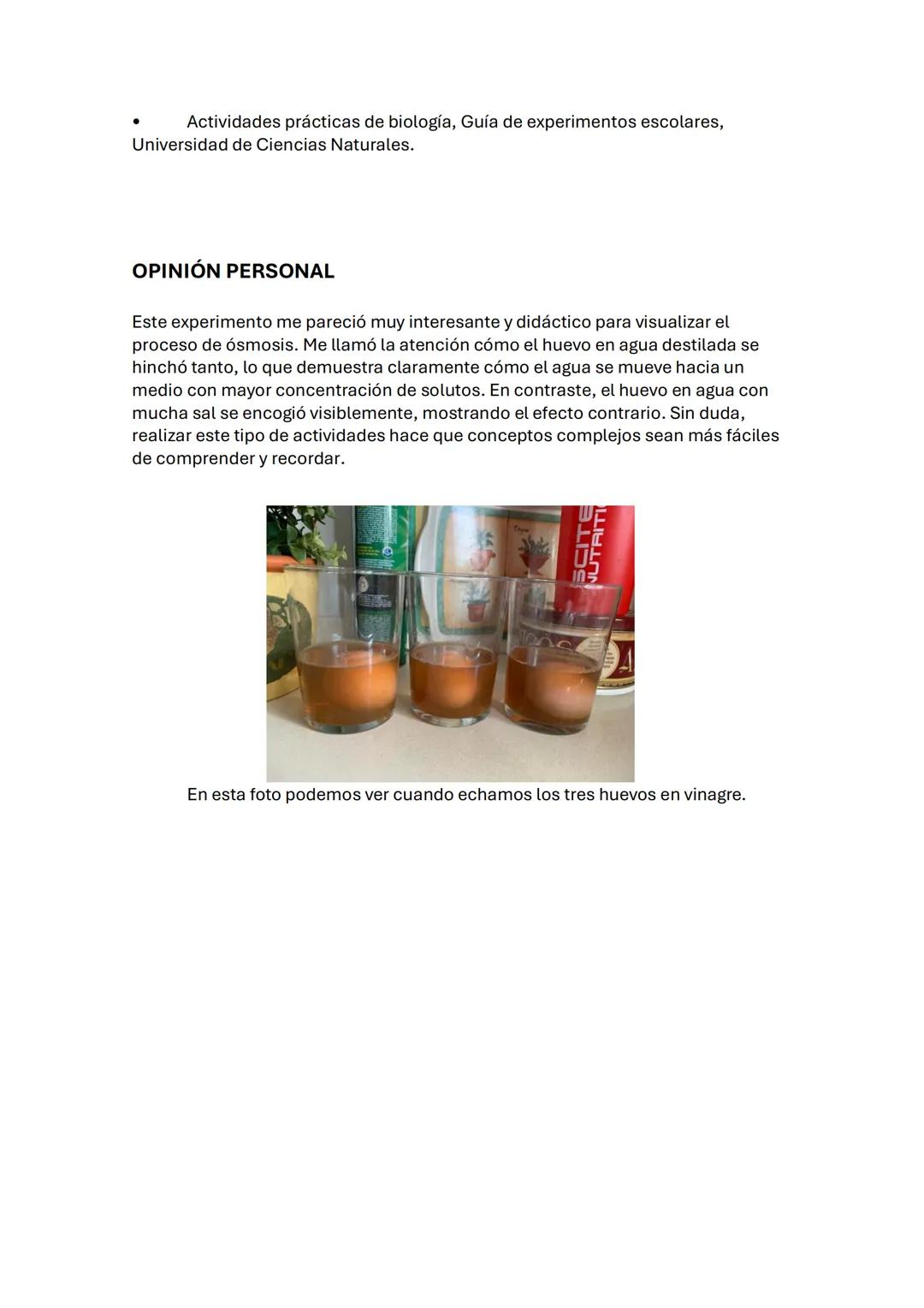 # TRABAJO SOBRE
# LA ÓSMOSIS
TRABAJO HECHO POR:
DANIEL SANCHEZ COCA
NATALIA MARTIN TORO
LUPE MENDEZ SERRANO EXPERIMENTO HUEVO
RESUMEN