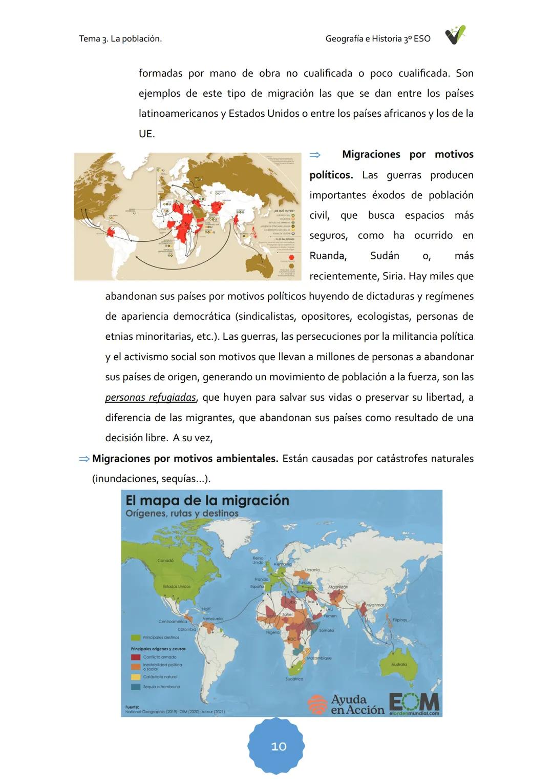 Tema 3. La población.
Geografía e Historia 3º ESO
TEMA 3.
LA POBLACIÓN
1. LA POBLACIÓN
1.1. Estructura de la población
1.2. El crecimie