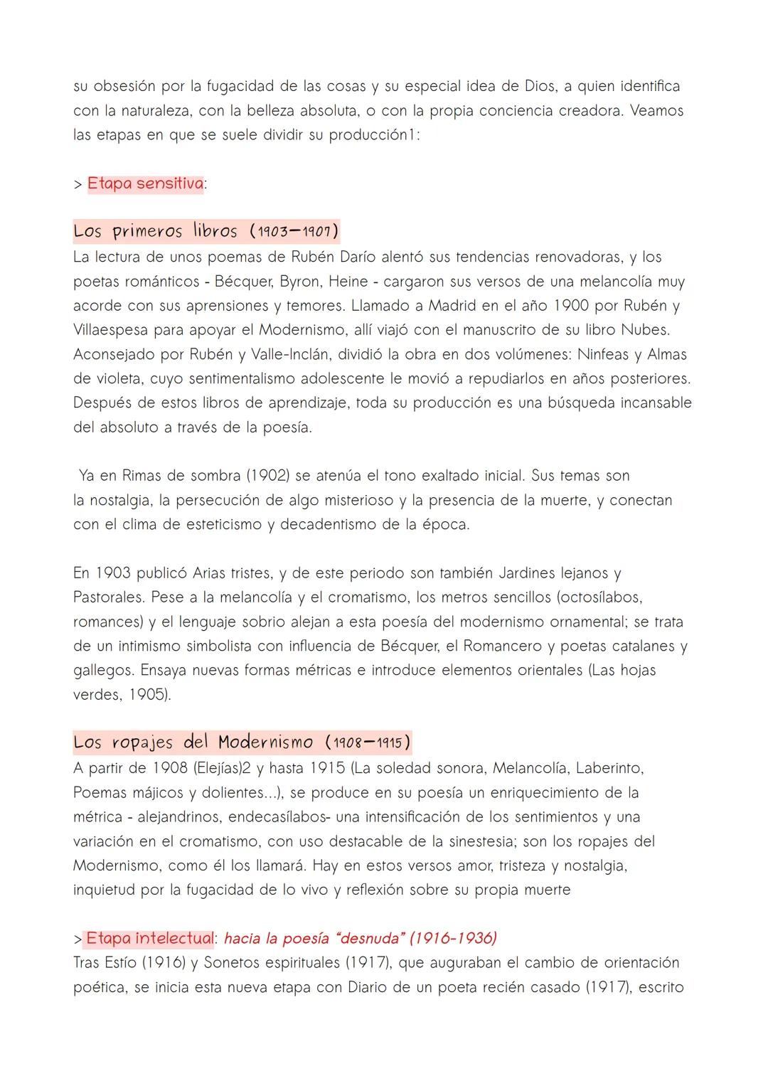 # TEMA 5. ANTONIO MACHADO Y JUAN RAMÓN
JIMÉNEZ
Introducción
Mientras en el Modernismo propiamente dicho hemos de destacar la poesía lírica