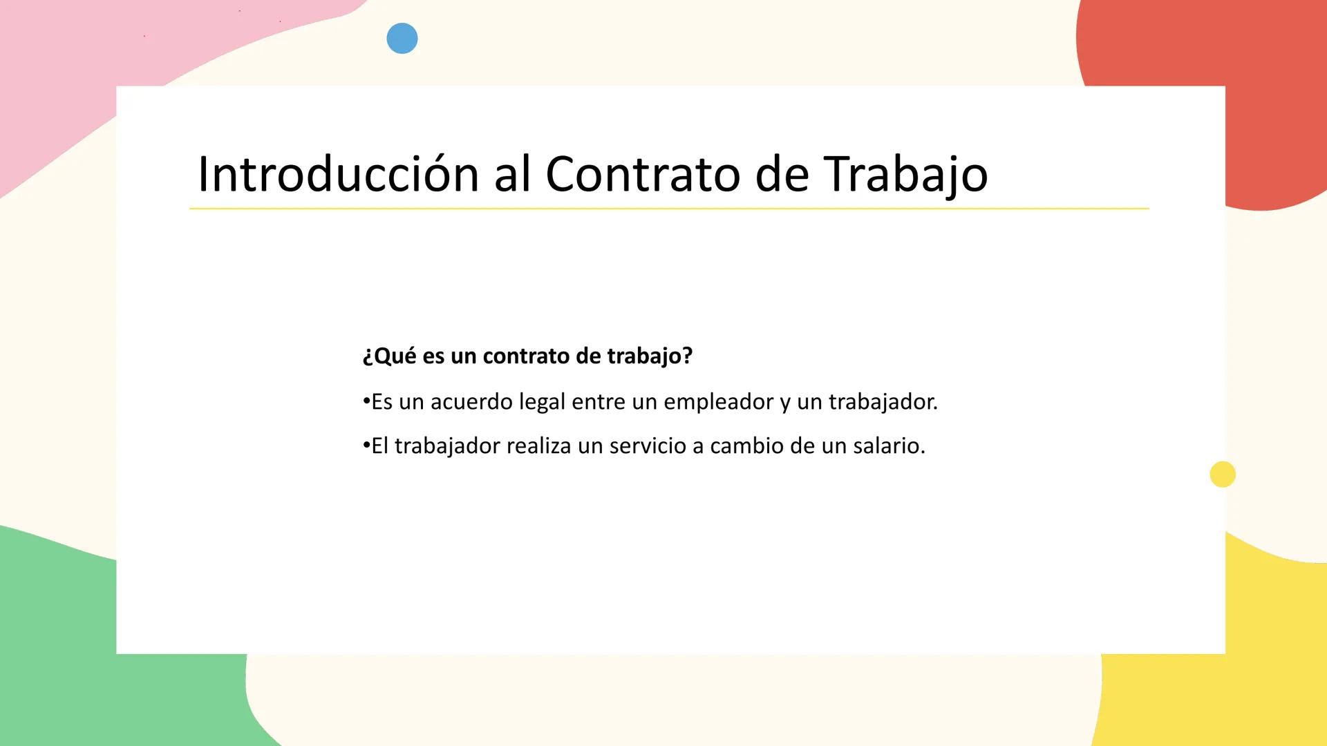 # Contrato de trabajo.
Todo lo que necesitas saber sobre contratos laborales. # Introducción al Contrato de Trabajo
¿Qué es un contrato de